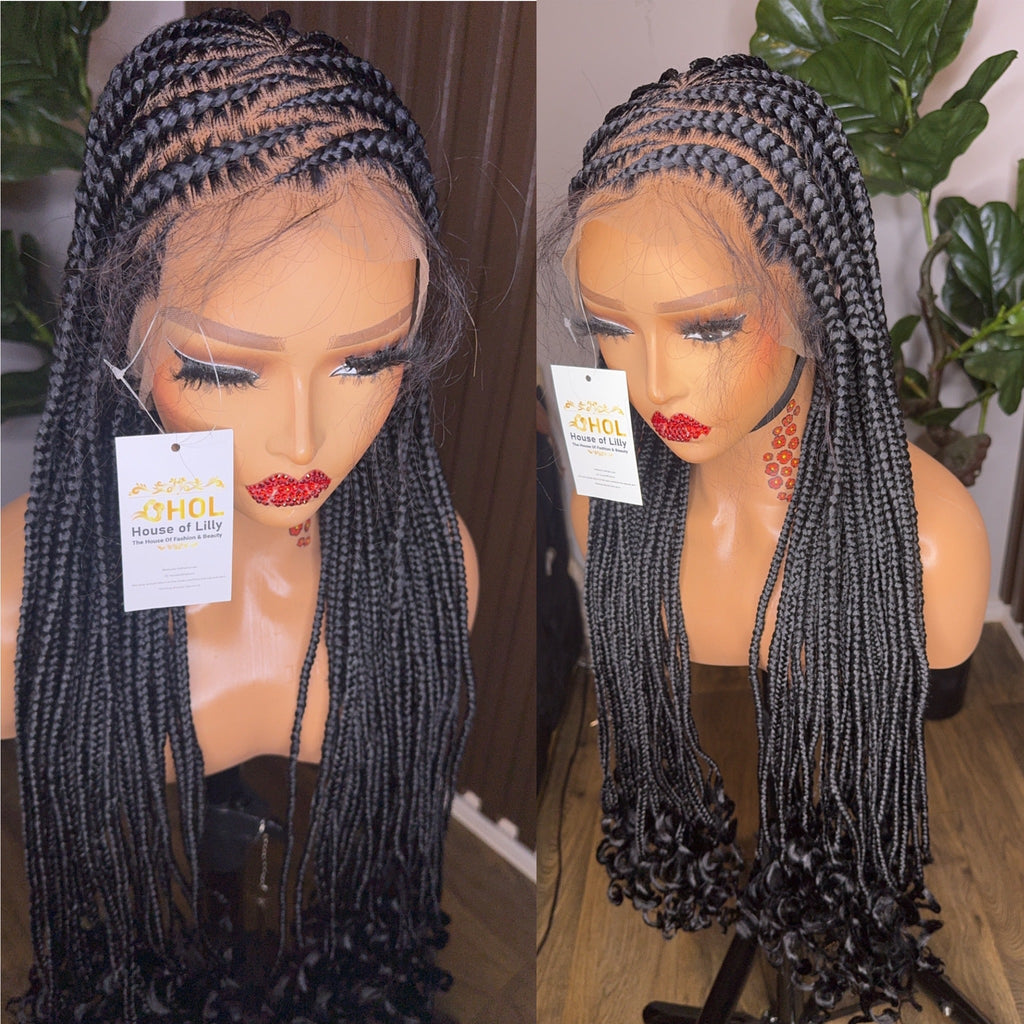 Wig Wendy cornrows braided wig HOL stores