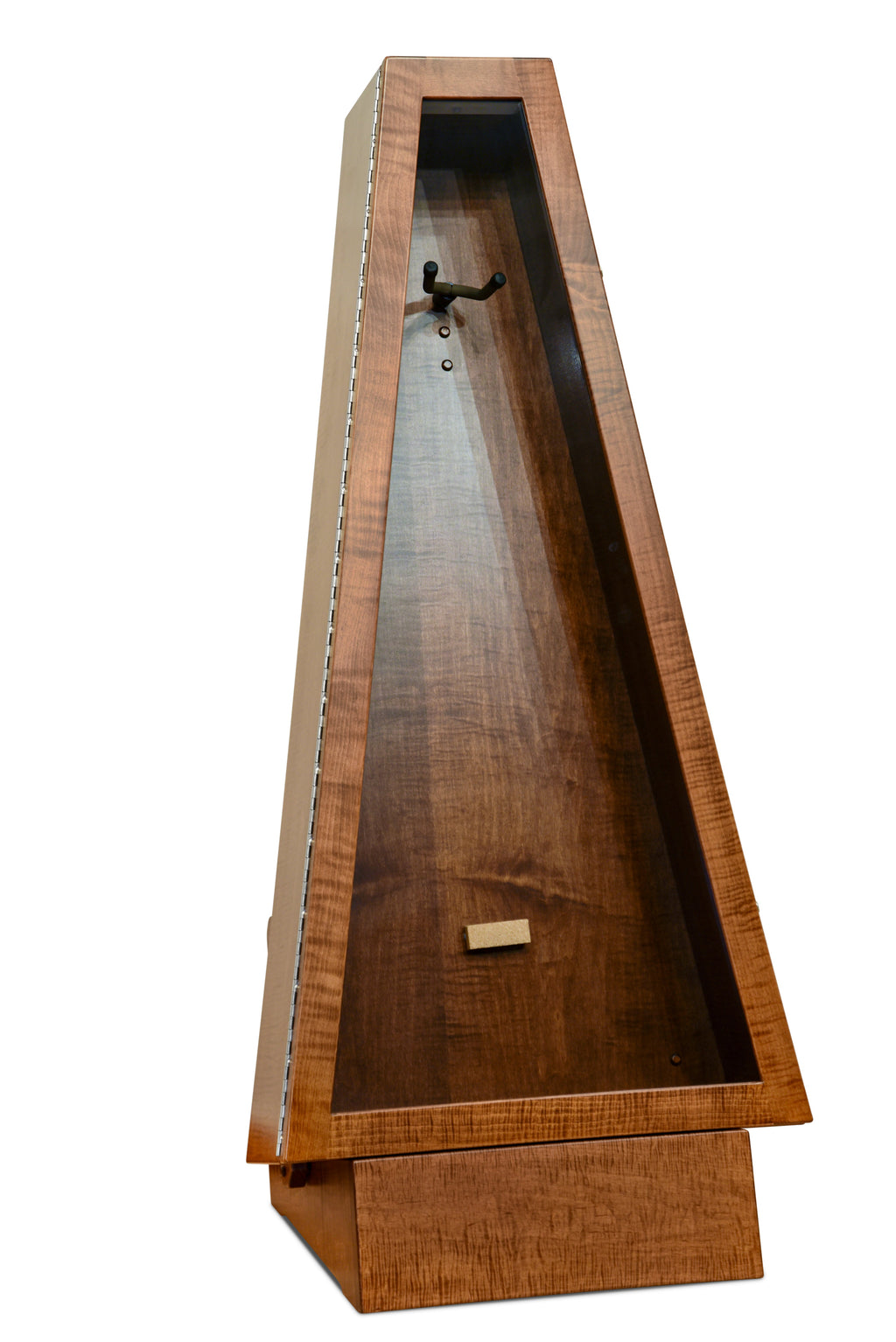 ClimaStand Triangle Humidor with Base - Flamed Maple with Boston Stain Acoustic Remedy Cases