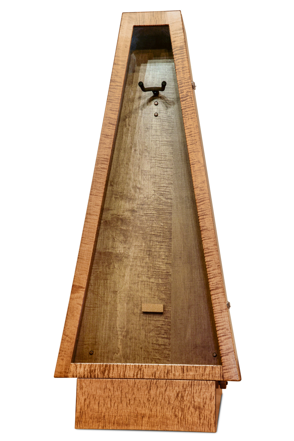ClimaStand Triangle Humidor with Base - Flamed Maple With Provincial Stain Acoustic Remedy Cases