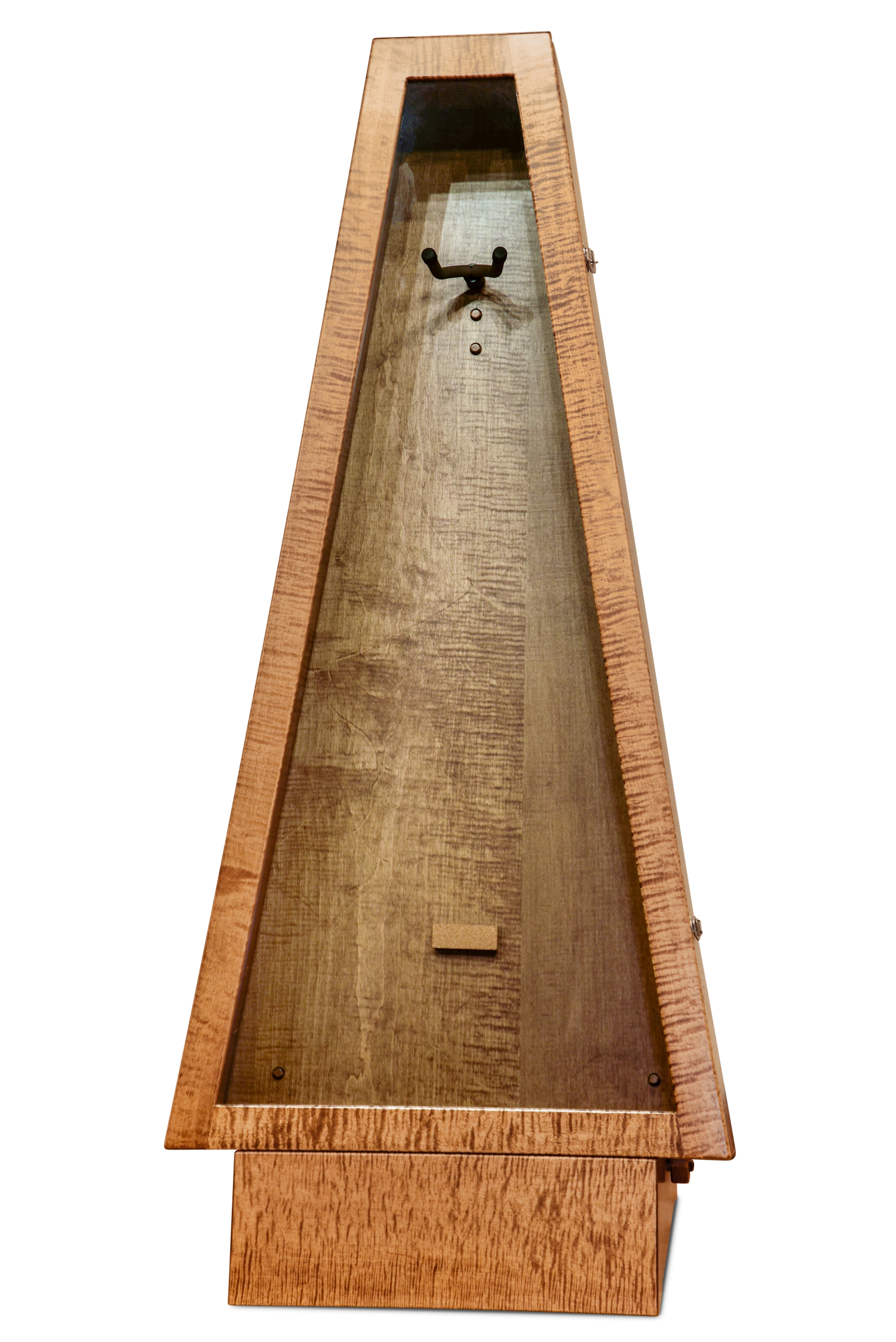 ClimaStand Triangle Humidor with Base - Flamed Maple With Provincial Stain Acoustic Remedy Cases