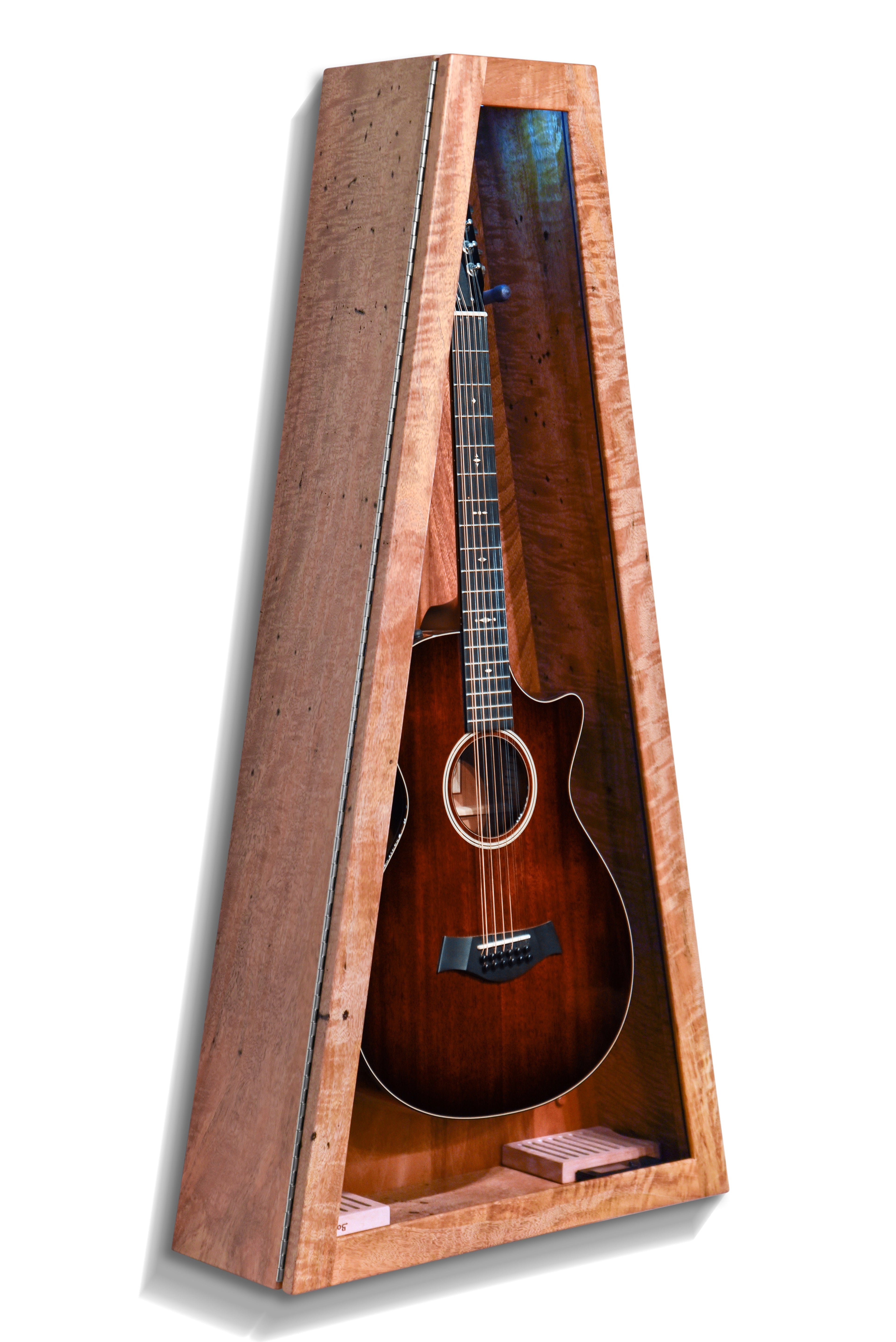 ClimaCase Triangle Humidor - Curly Mango Acoustic Remedy Cases