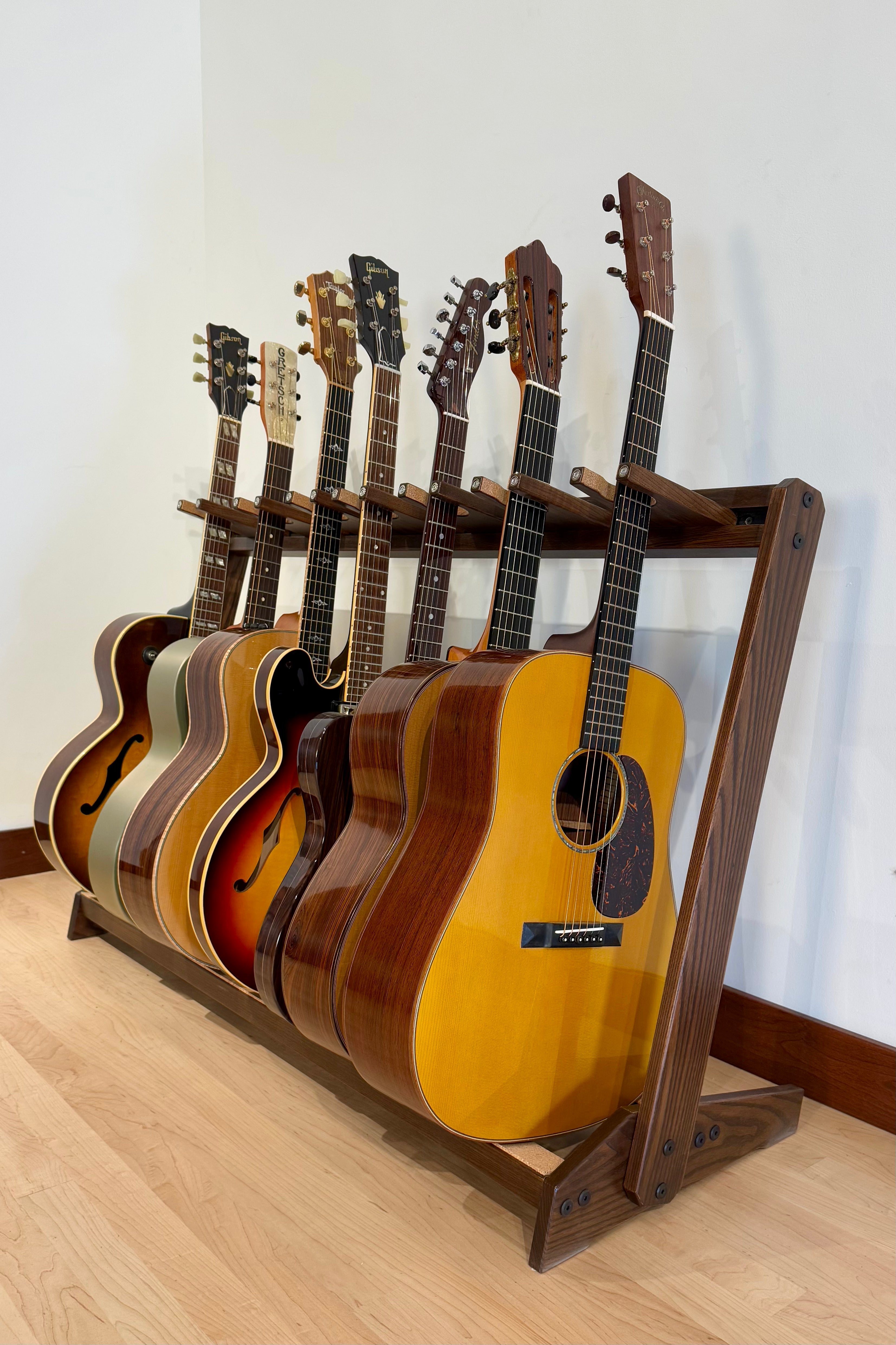 Traditional StringRack - Ash - Coffee Acoustic Remedy Cases