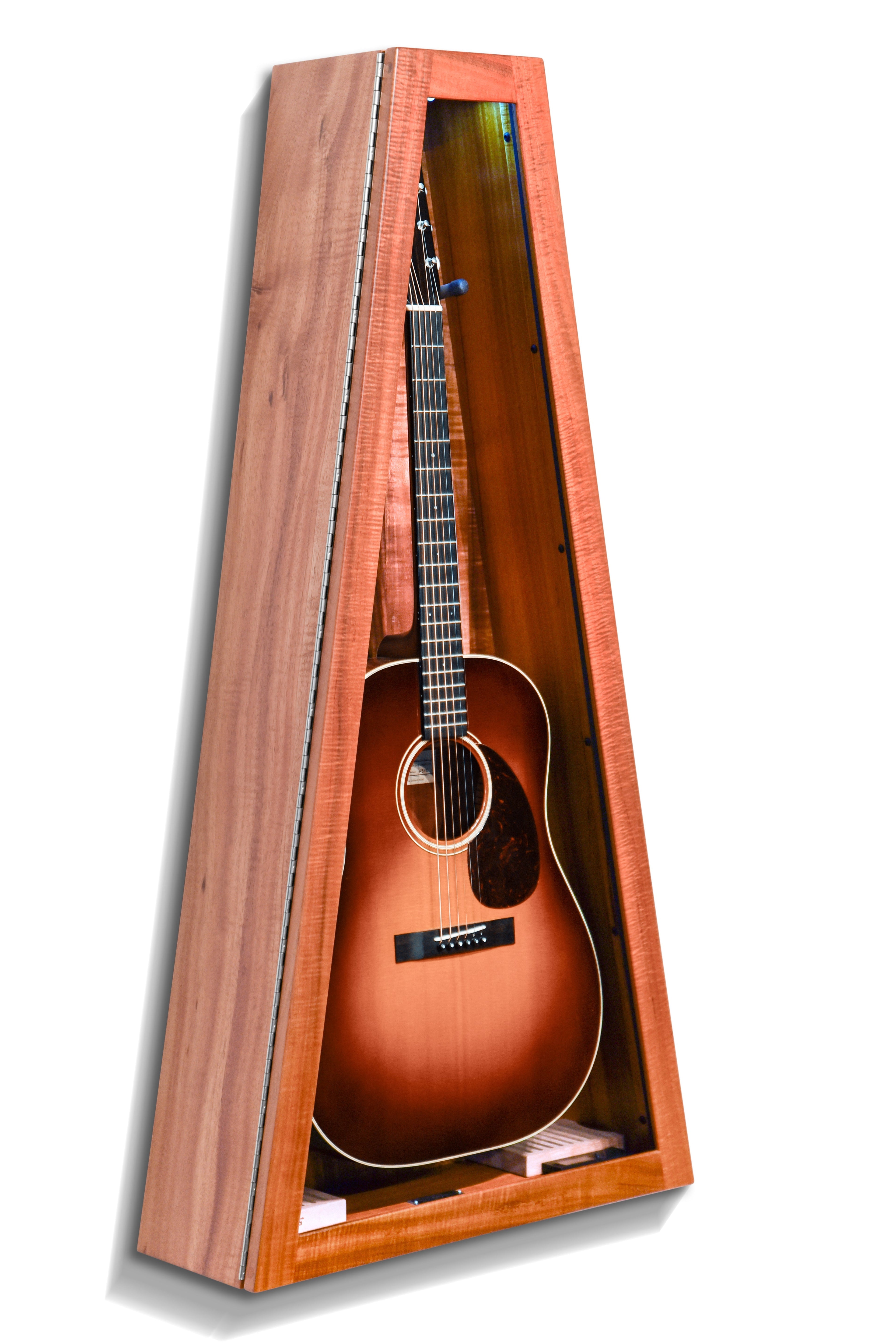 ClimaCase Triangle Humidor - Koa Acoustic Remedy Cases