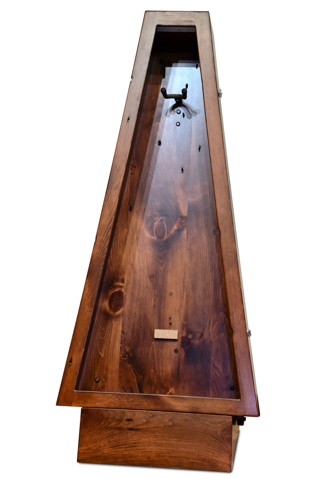 ClimaStand Triangle Humidor with Base - 300 Year Old Reclaimed Wood with Boston Stain Acoustic Remedy Cases