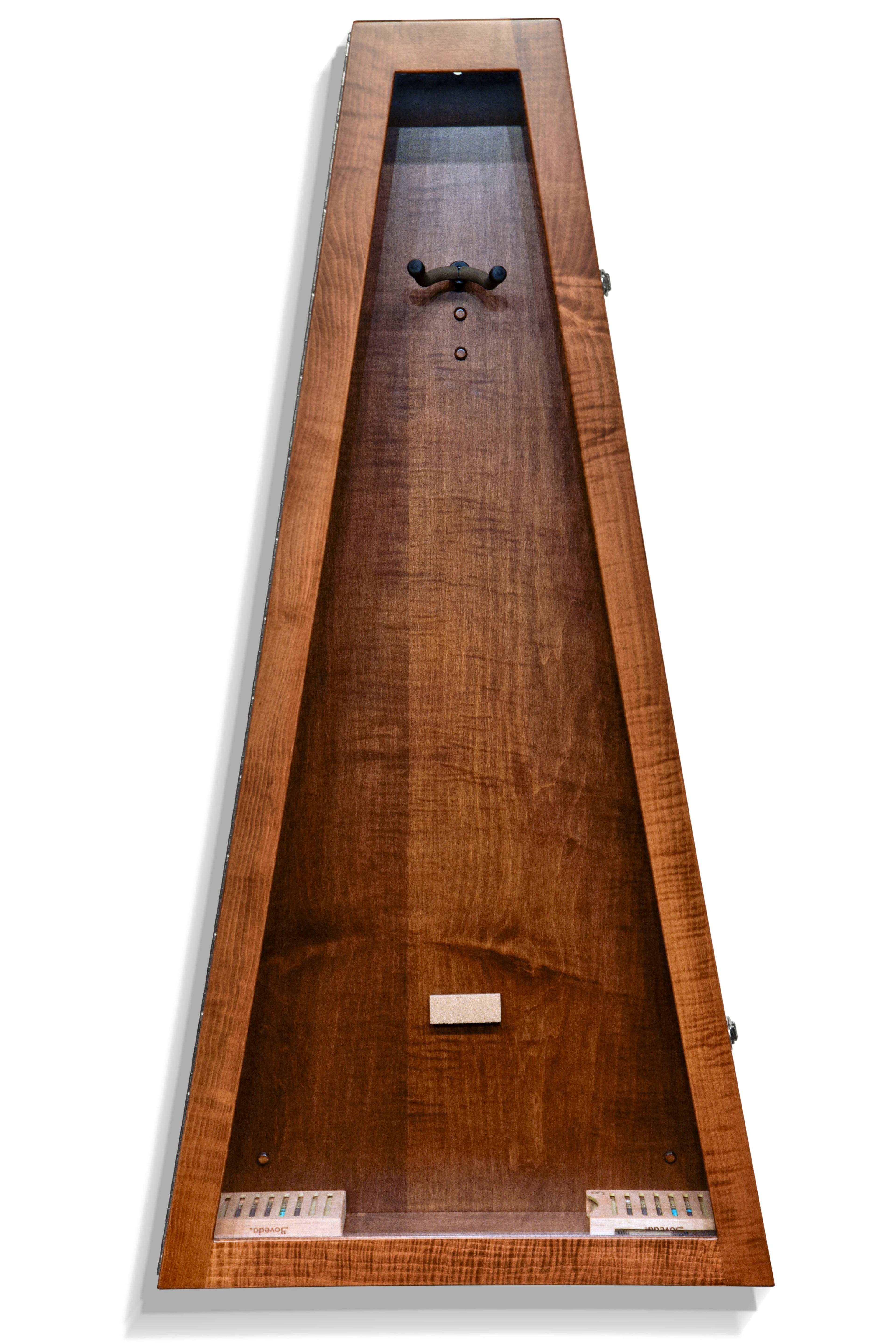 ClimaCase Triangle Humidor - Flamed Maple with Boston Stain Acoustic Remedy Cases