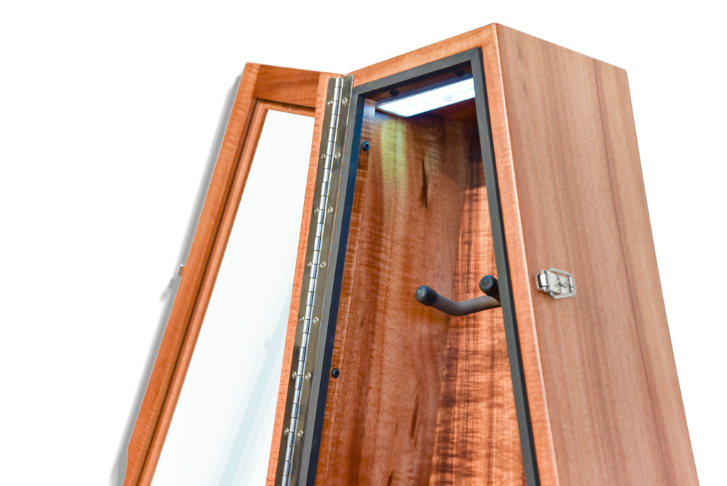 ClimaCase Triangle Humidor - Koa Acoustic Remedy Cases