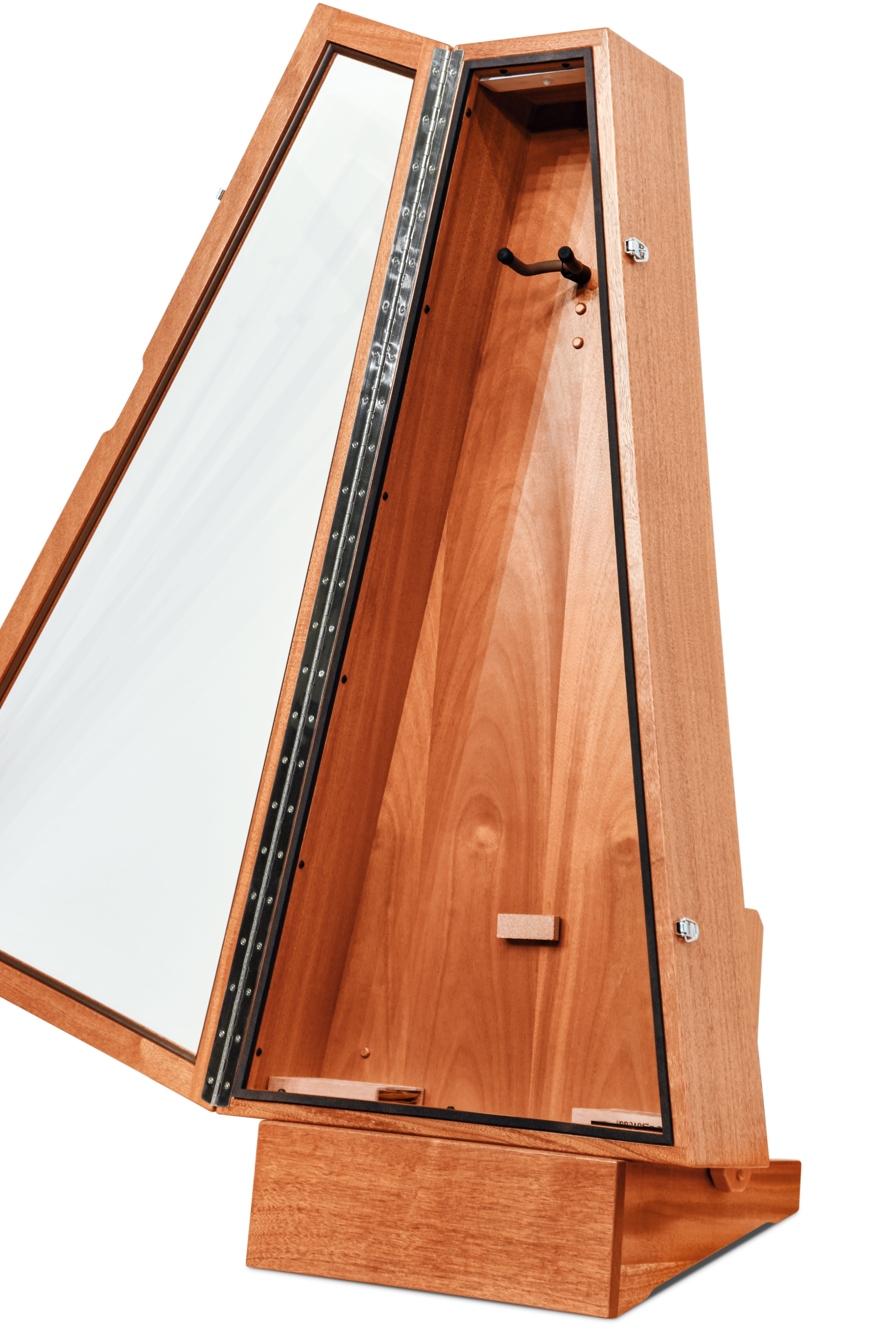 ClimaStand Triangle Humidor with Base - African Mahogany Acoustic Remedy Cases