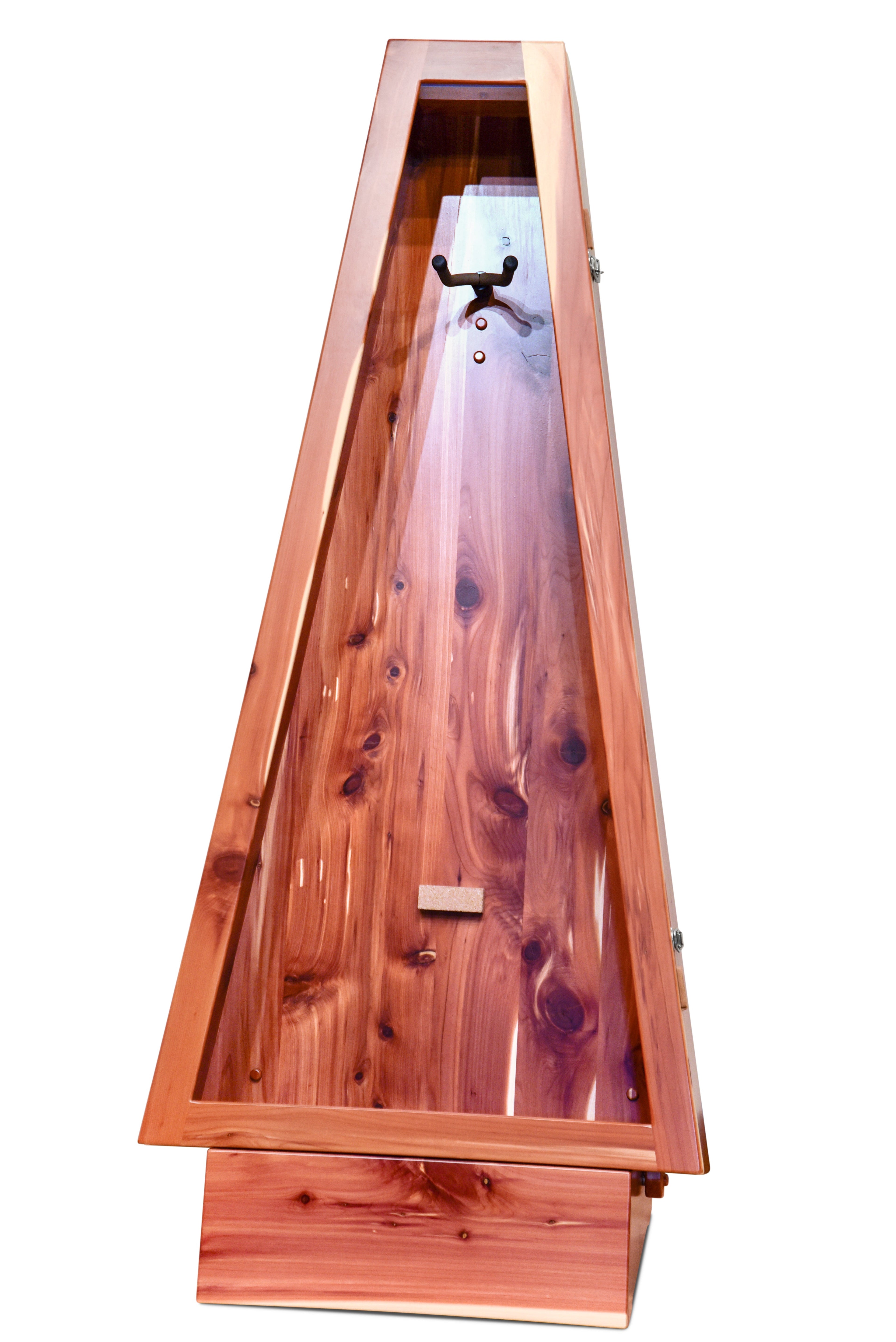 ClimaStand Triangle Humidor with Base - Cedar Acoustic Remedy Cases