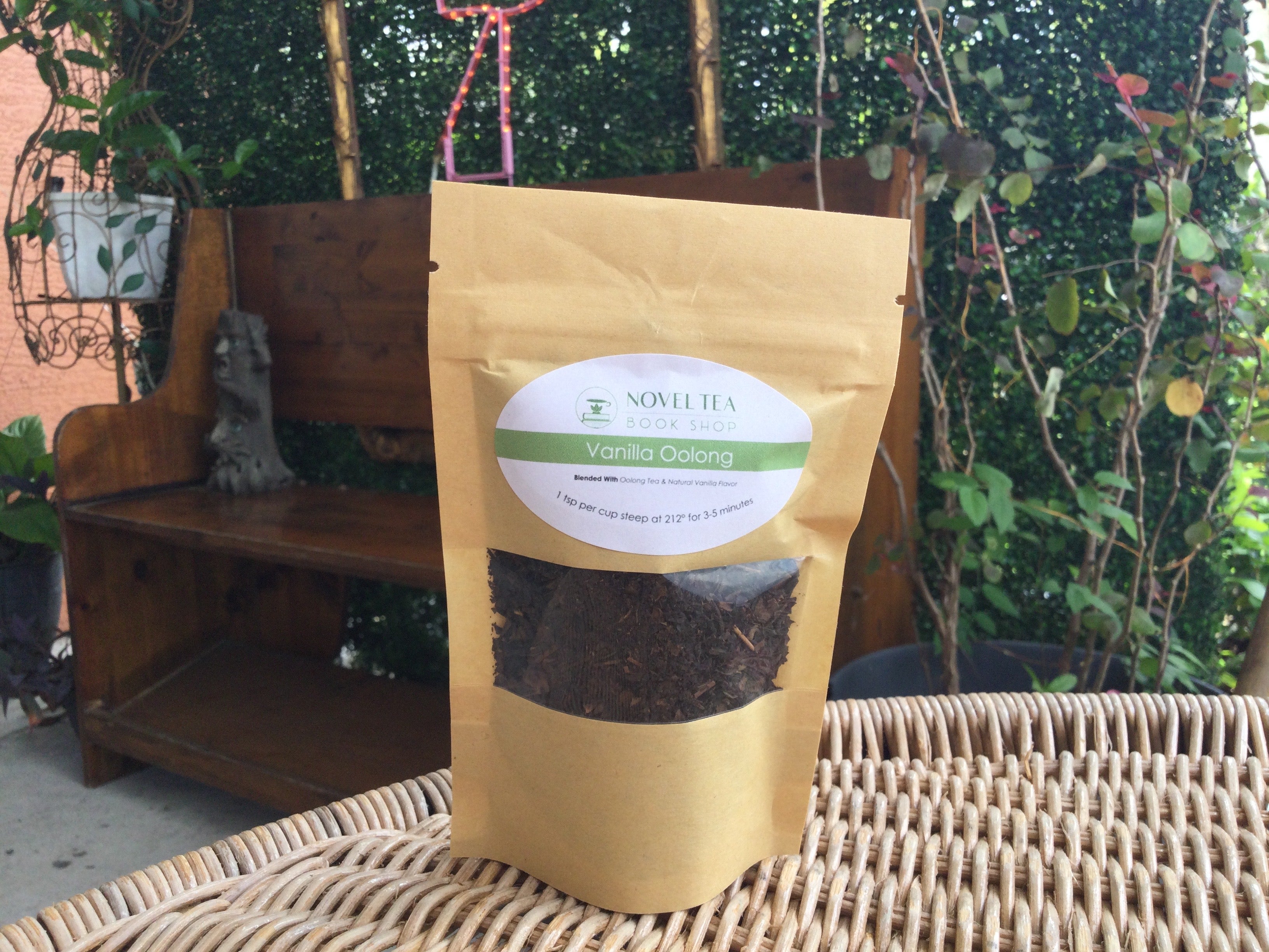 Almond Oolong Loose Leaf Tea Novel Tea Book Shop