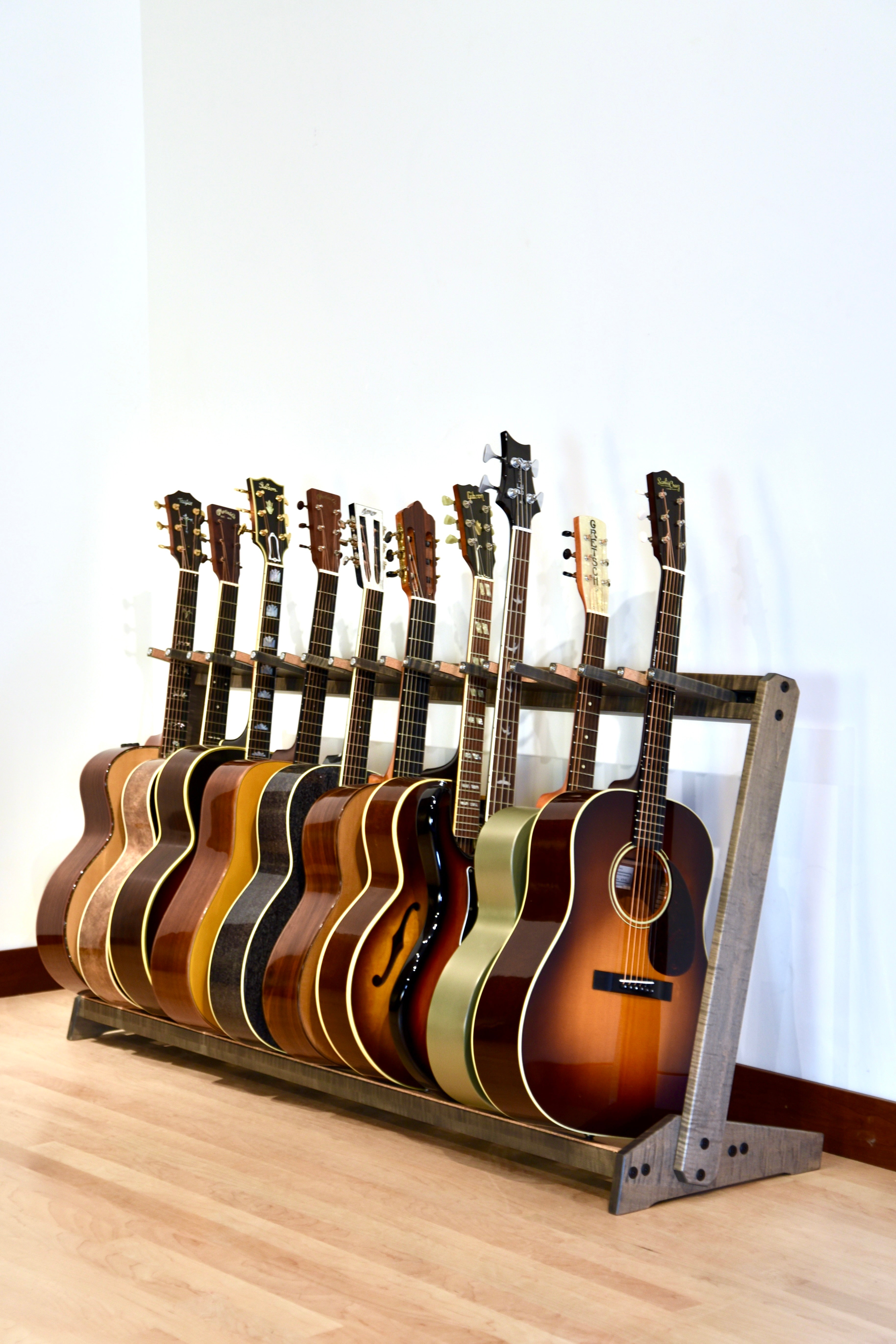 Grand StringRack - Flamed Maple - Antique Slate Acoustic Remedy Cases
