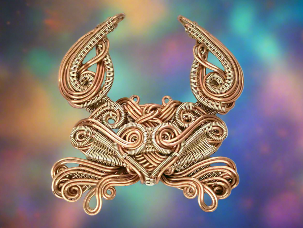 Customize Your Pure Copper Wire Wrapped Zodiac / Horoscope Sign Necklace The Vibez Shop