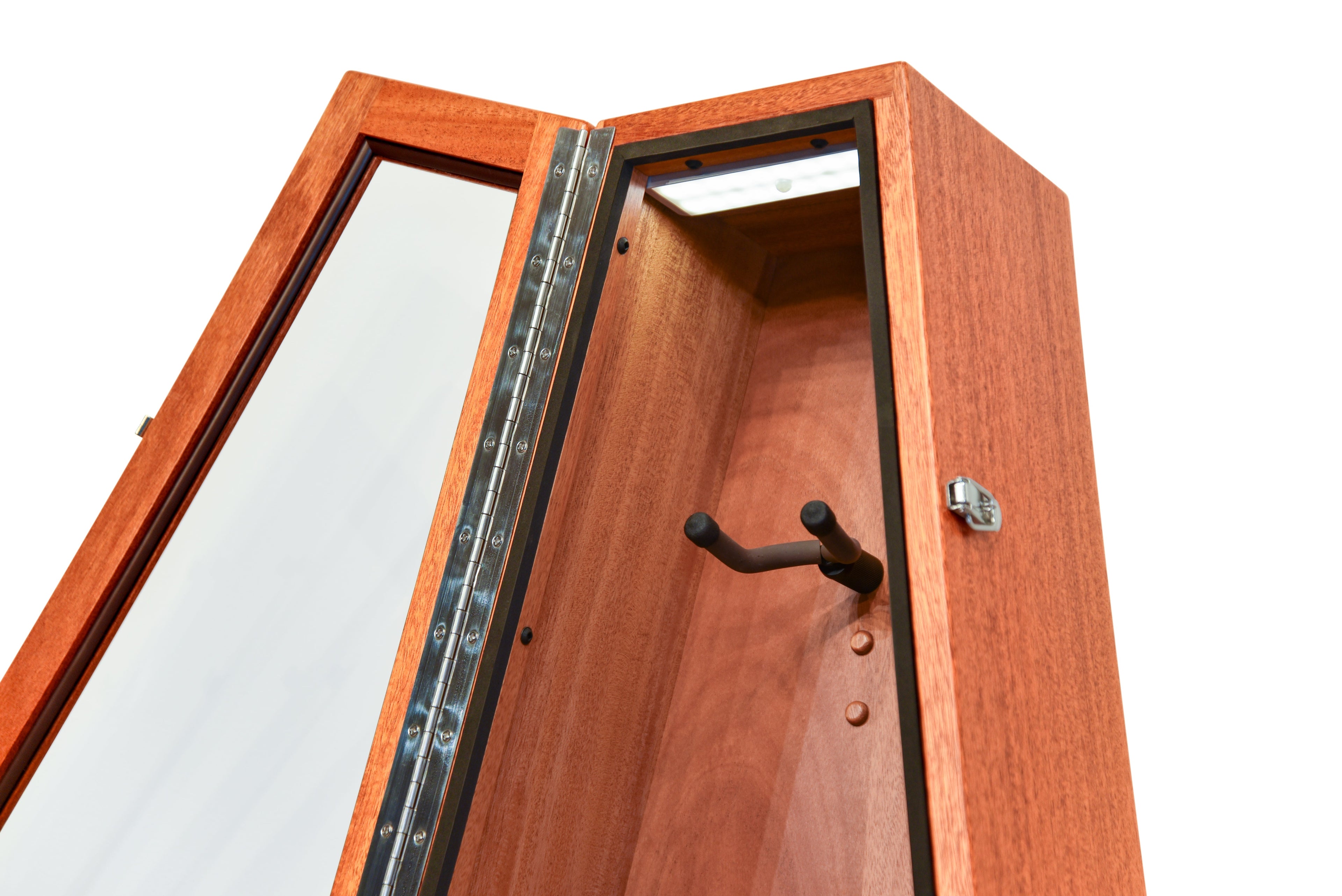 ClimaStand Triangle Humidor with Base - African Mahogany Acoustic Remedy Cases