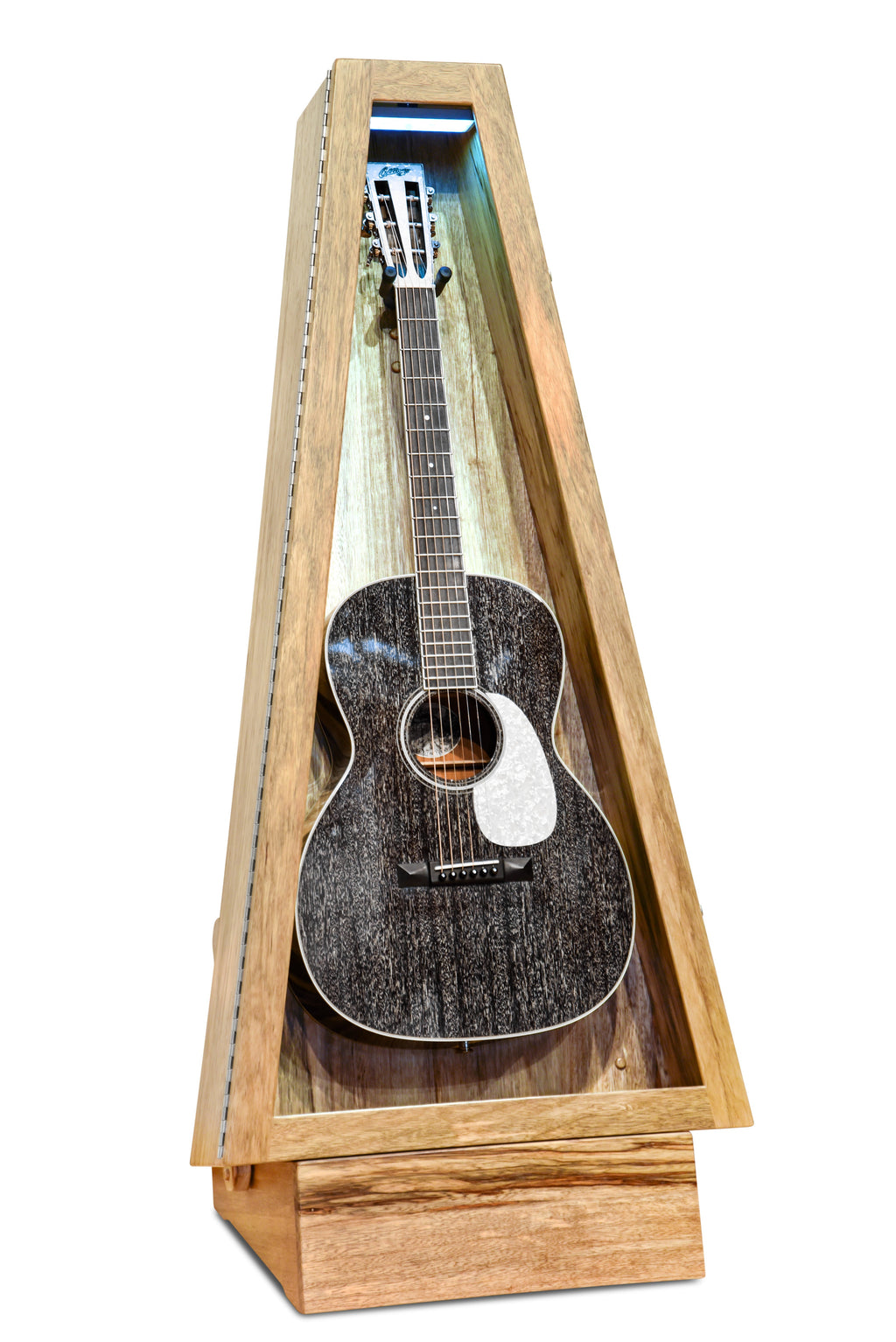 ClimaStand Triangle Humidor with Base - Black Limba Acoustic Remedy Cases