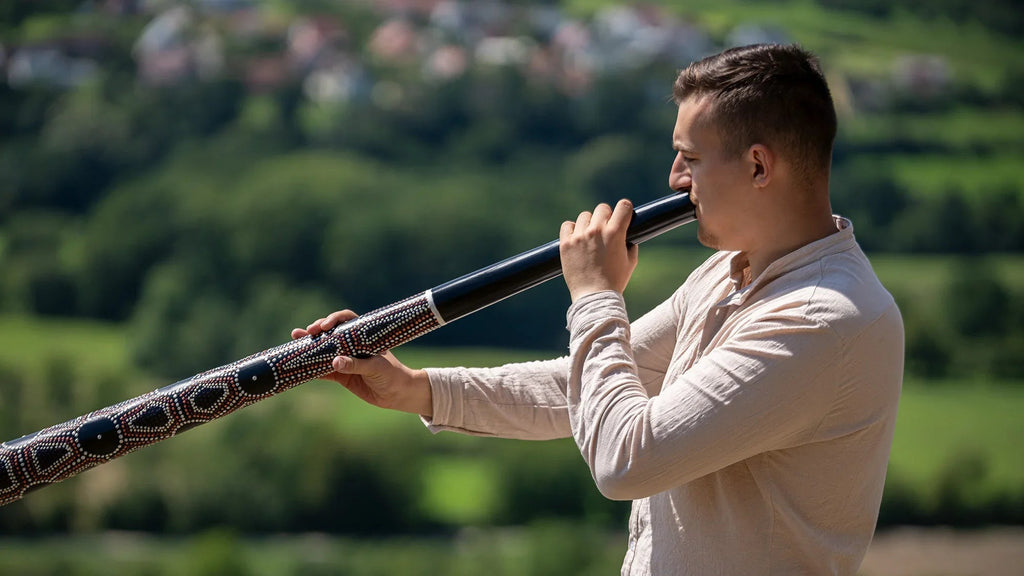 61.2" Sliced Pro Didgeridoo, Tuning E, Black Utah Energy Healing Center