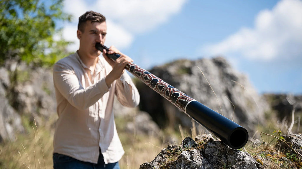 61.2" Sliced Pro Didgeridoo, Tuning E, Black Utah Energy Healing Center