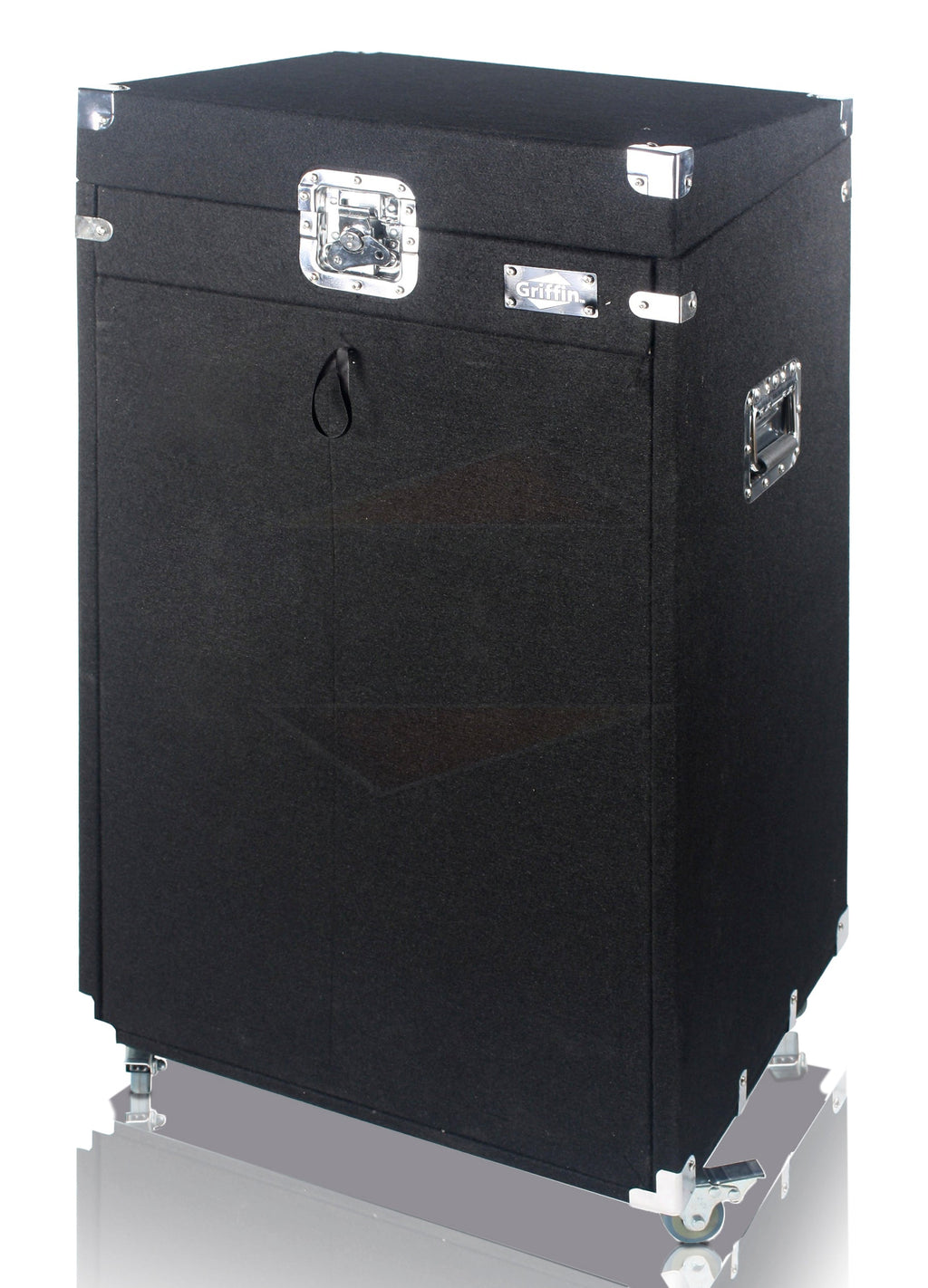 Rackmount Studio Mixer Flight Road Case By GRIFFIN - 25U Mount Space Ultimate Pro-Audio Amp Cabinet Travel Trunk For Music Gear Recording Equipment GeekStands.com
