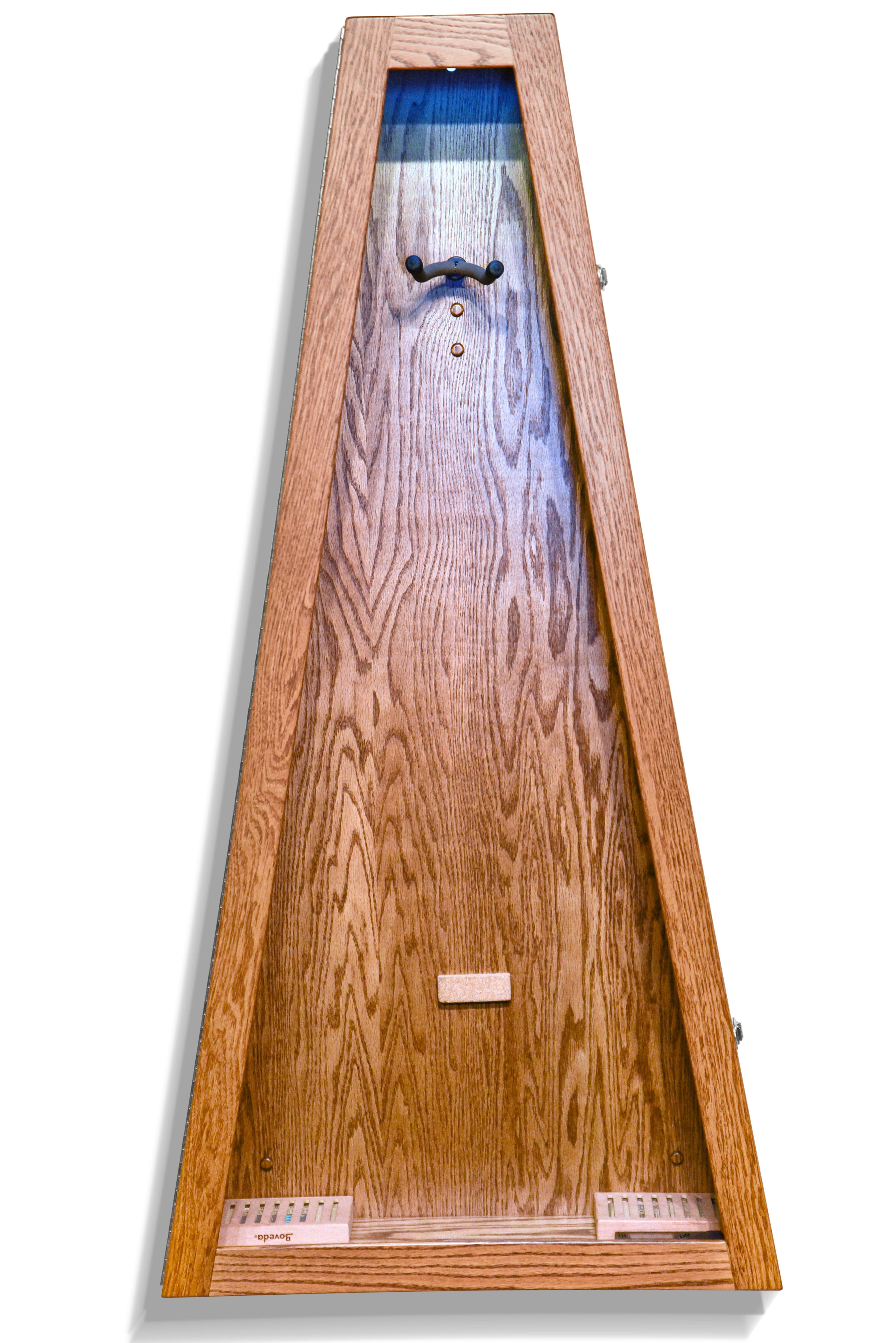 ClimaCase Triangle Humidor - Red Oak with Golden Oak Stain Acoustic Remedy Cases