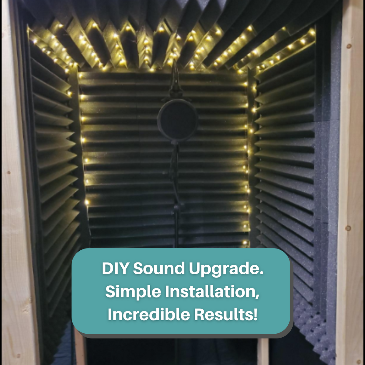 Small Vocal Booth Acoustic Foam Bundle - DIY Vocal Booth Acoustic Treatment SoundAssured