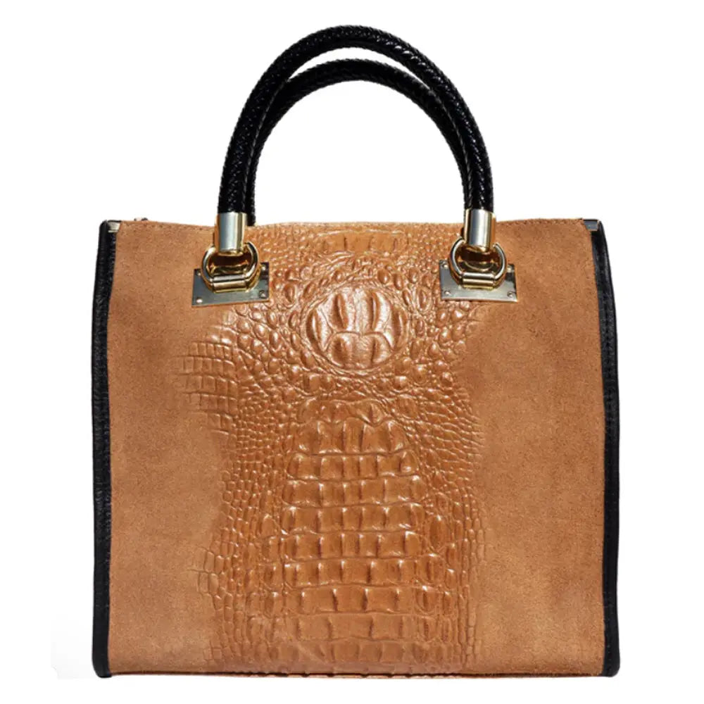 Open Tote Leather Bag FashionMojos.com