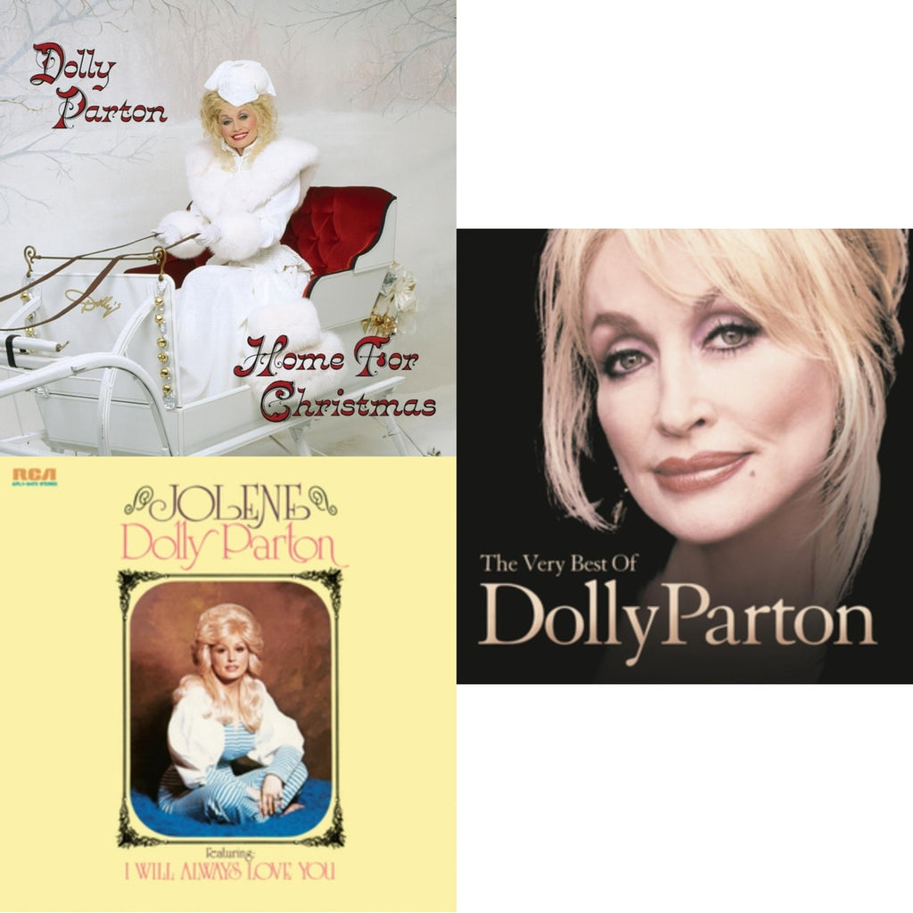 Jolene (140G/Dl Insert) & Very Best Of Dolly Parton (2LP) & Home For Christmas (140G) Bundle Music