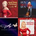 Dolly Parton - Holly Dolly Christmas (Ultimate Deluxe Edition) & Run Rose Run & Diamonds & Rhinestones: The Greatest Hits Collection (2LP) & Holly Dolly Christmas (Opaque Red LP Vinyl) Bundle Music