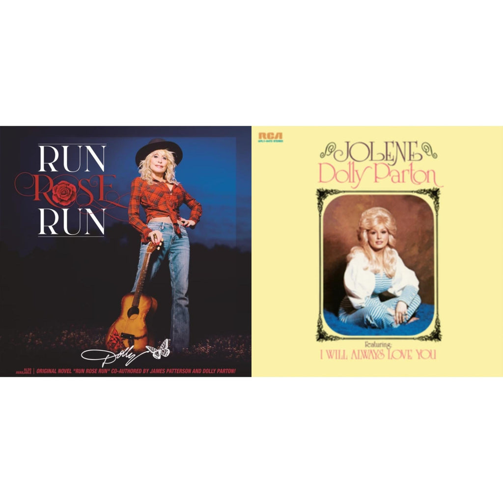 Dolly Parton - Run Rose Run & Jolene (140G/Dl Insert) - LP Vinyl Bundle Bundle Music