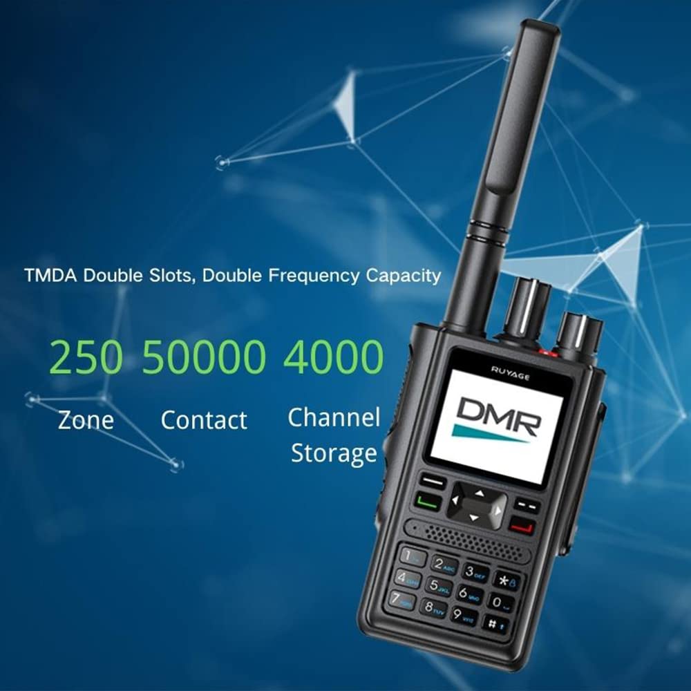 Ruyage DP10 DMR Digital Long Range Two Way Radio Dual Mode Walkie Talkie Ruyage Radio