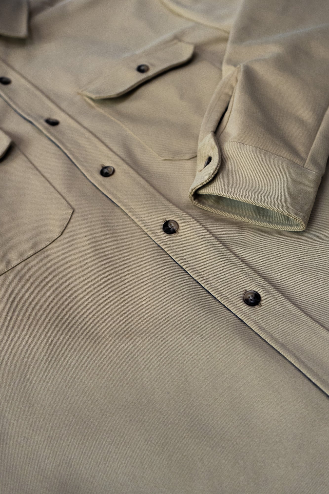 Lined Yukon Flannel Shirt Jacket, Tan MuskOx Flannels