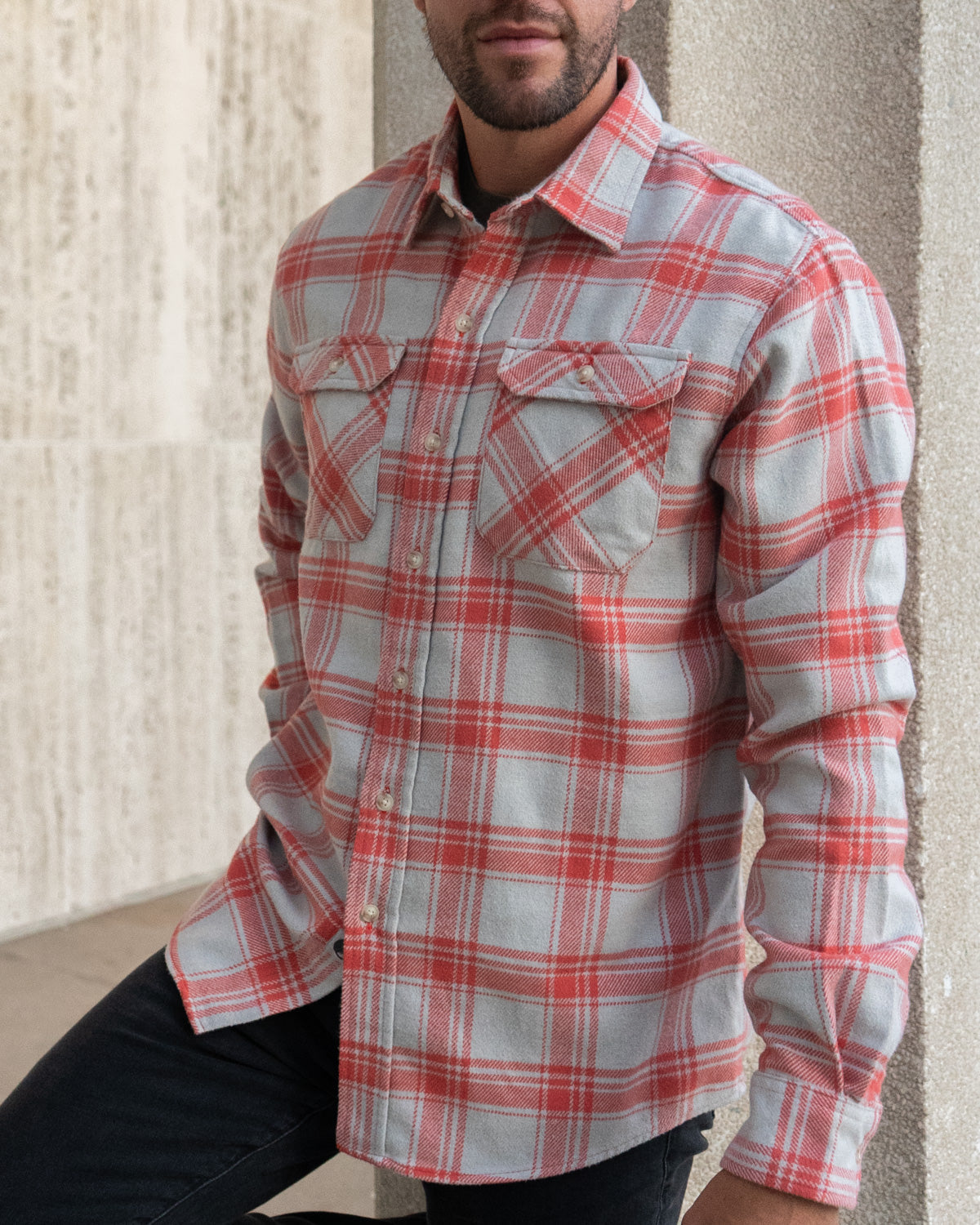 Field Grand Flannel, Oatmeal MuskOx Flannels