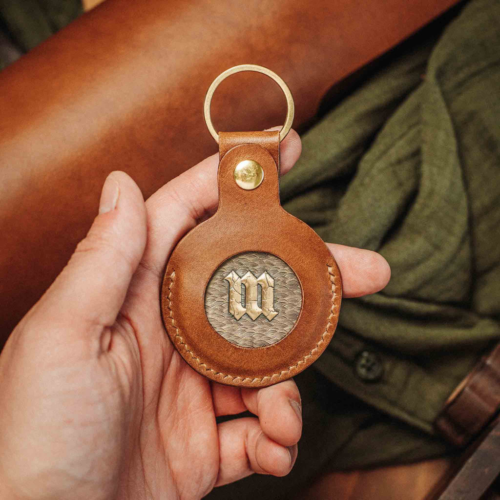 Challenge Coin Keychain - Peso Pocket v5 | EDC Leather Coin Holder Pirate Goods