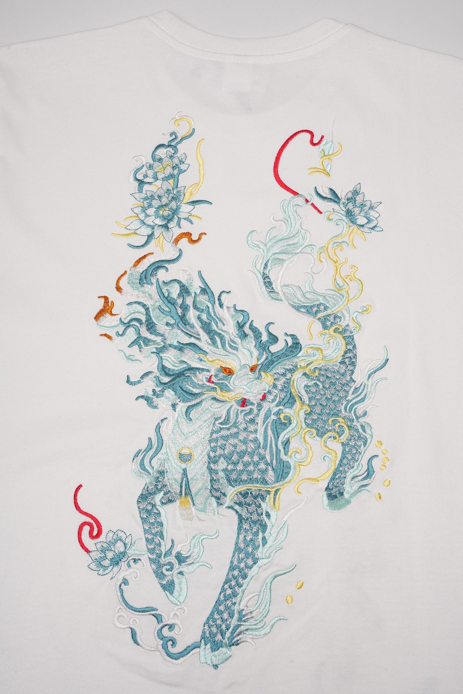 ET517 Blue Kirin Embroidered Tee Niepce