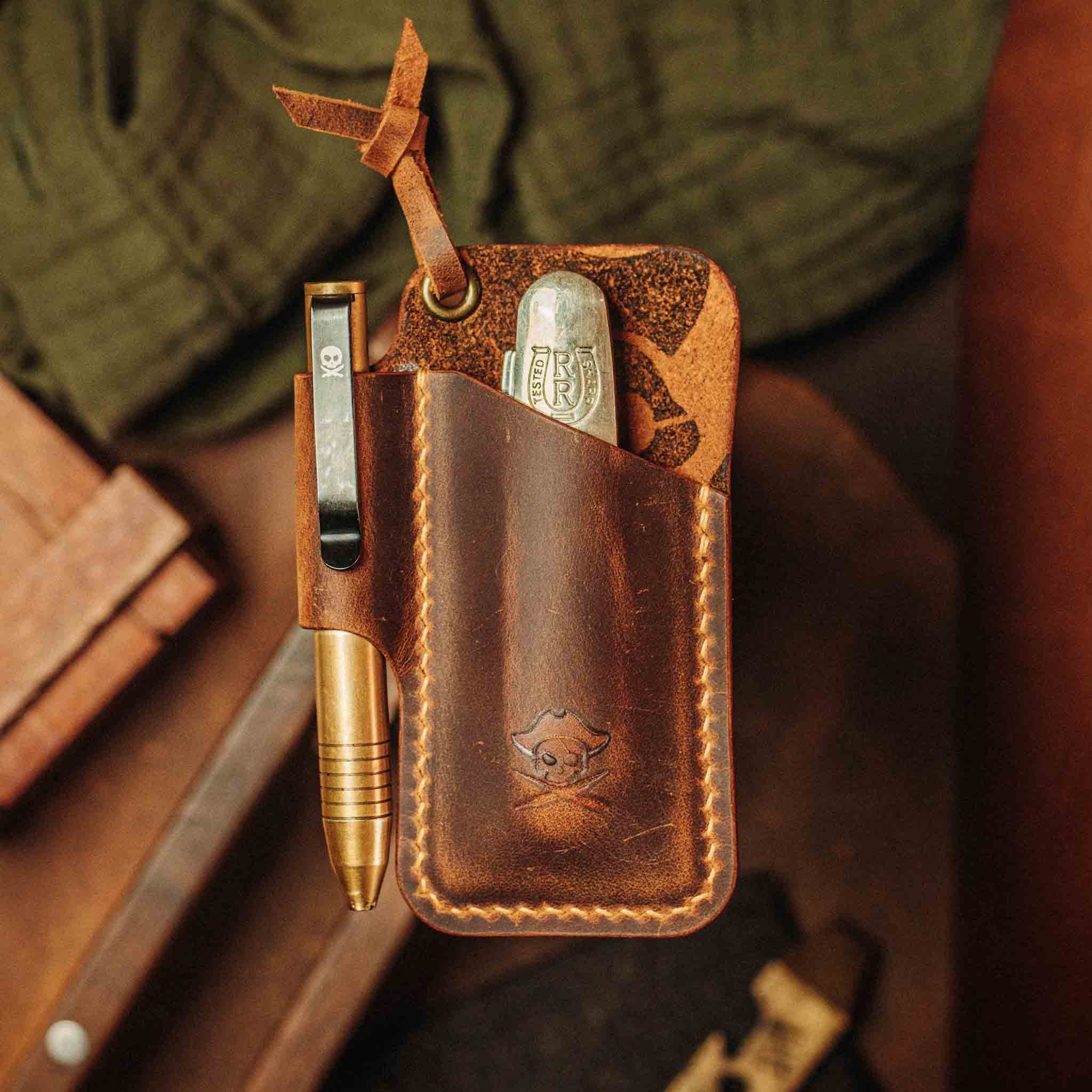 Knife Sheath - Sailor | Leather EDC | Pocket Knife Holder Pirate Goods