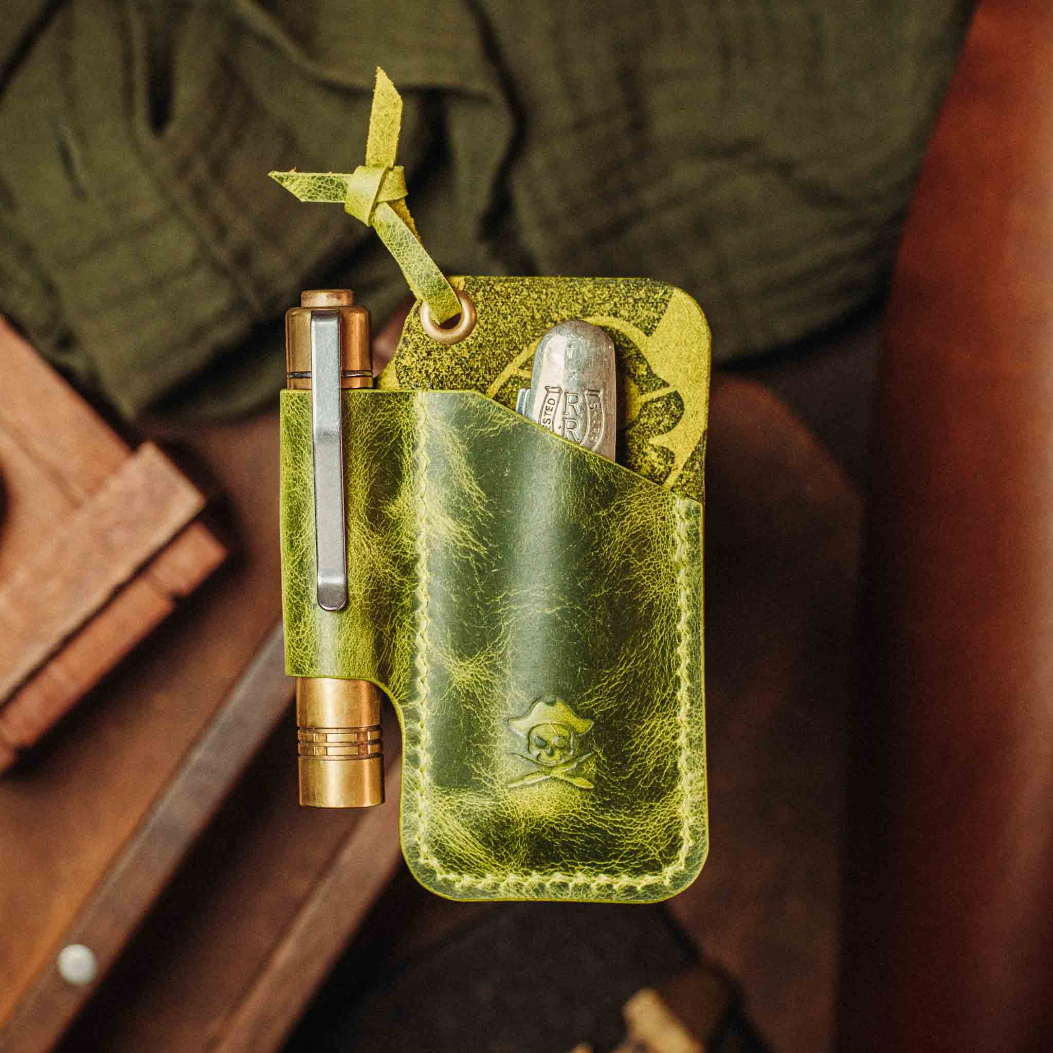 Knife Sheath - Sailor | Leather EDC | Pocket Knife Holder Pirate Goods