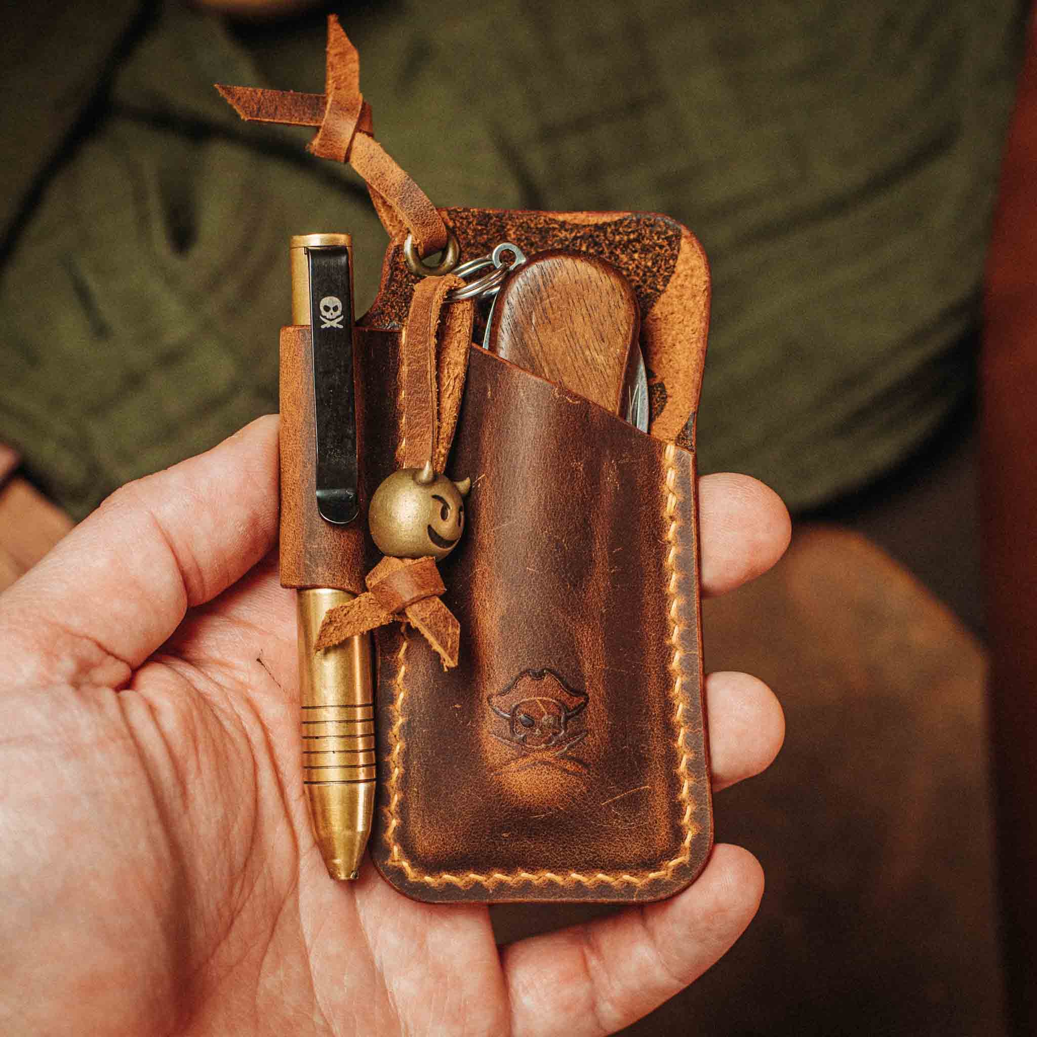 Knife Sheath - Sailor | Leather EDC | Pocket Knife Holder Pirate Goods