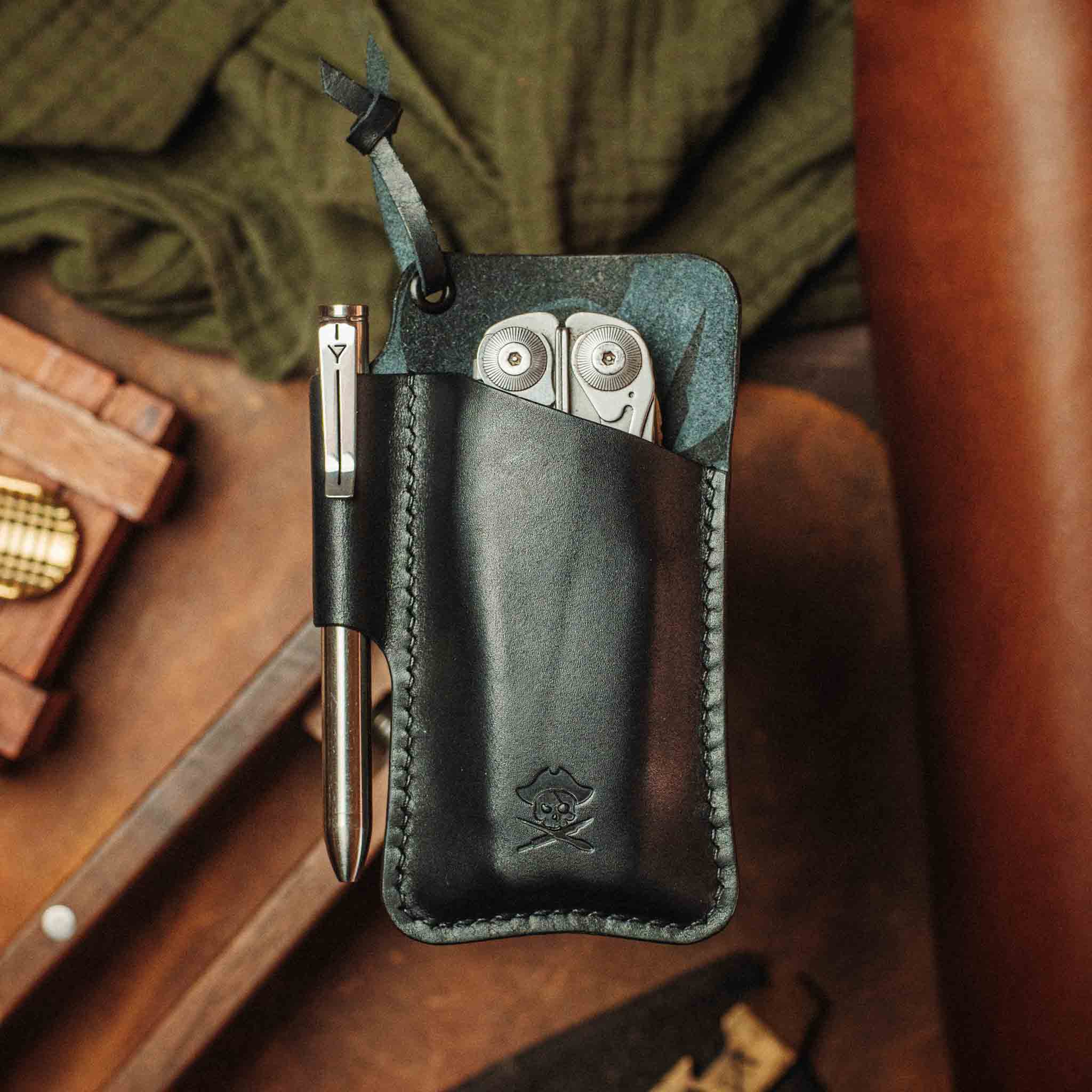 Knife Sheath - Sailor | Leather EDC | Pocket Knife Holder Pirate Goods