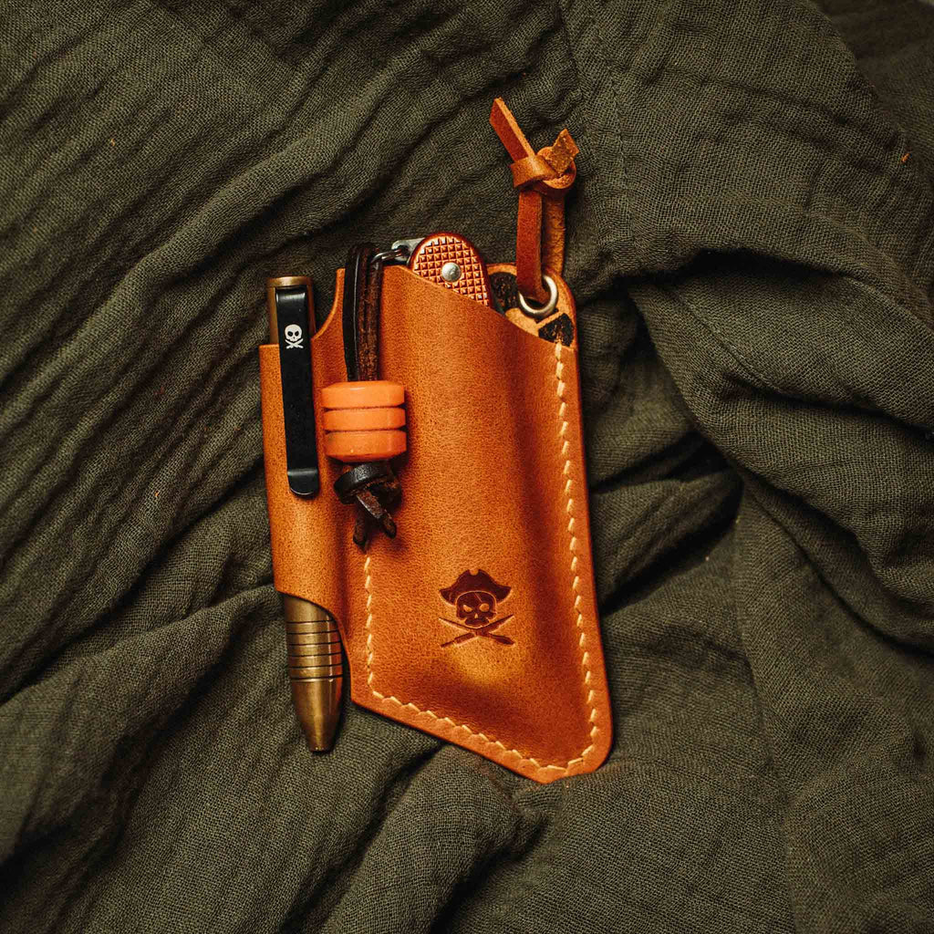 Knife Sheath - Sailor v3 | Leather EDC | Pocket Knife Holder Pirate Goods