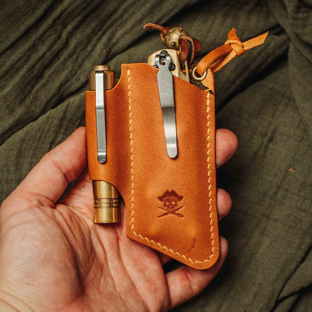 Knife Sheath - Sailor v3 | Leather EDC | Pocket Knife Holder Pirate Goods