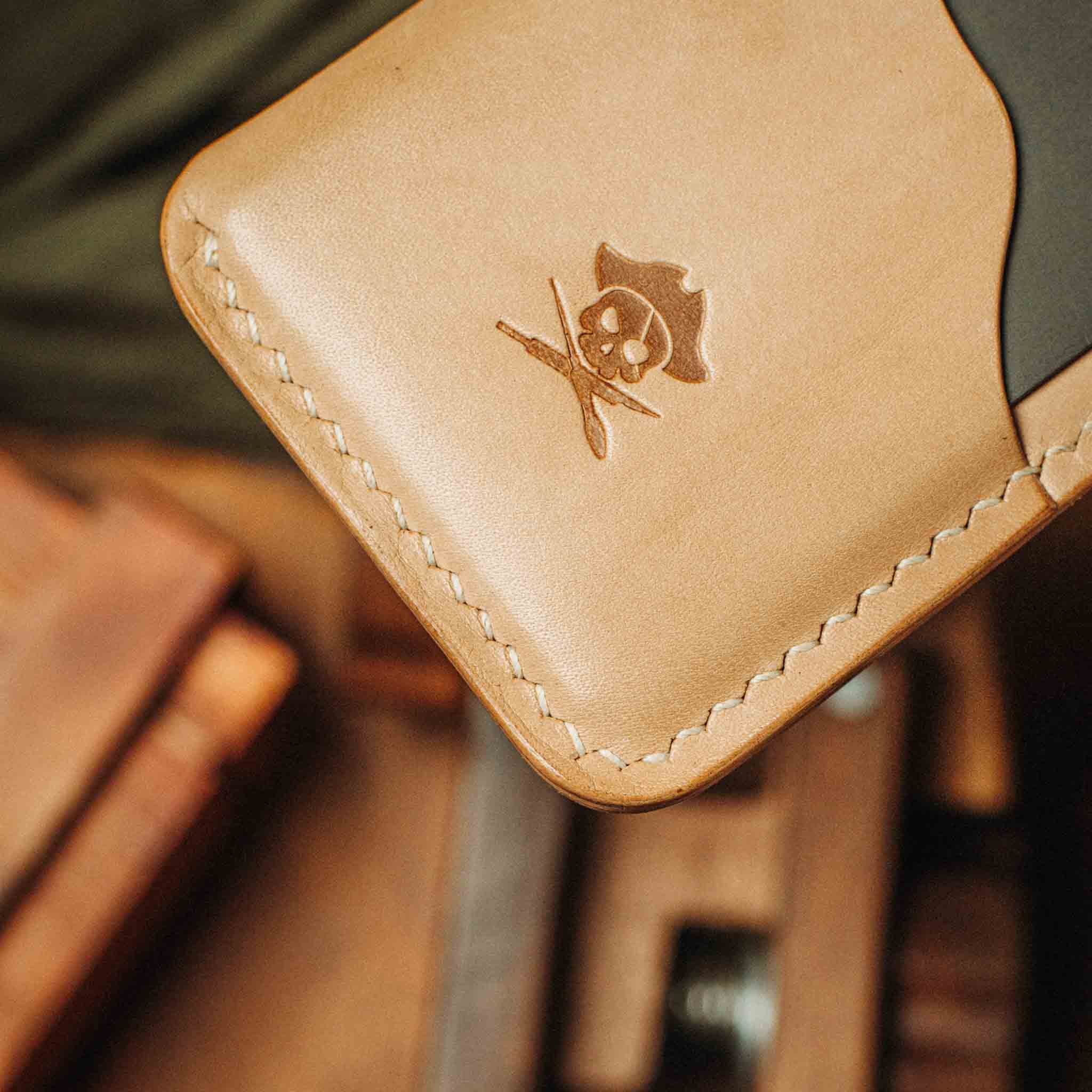 Slim Card Holder - Venturer v2 | Minimalist Leather Wallet | EDC Pirate Goods