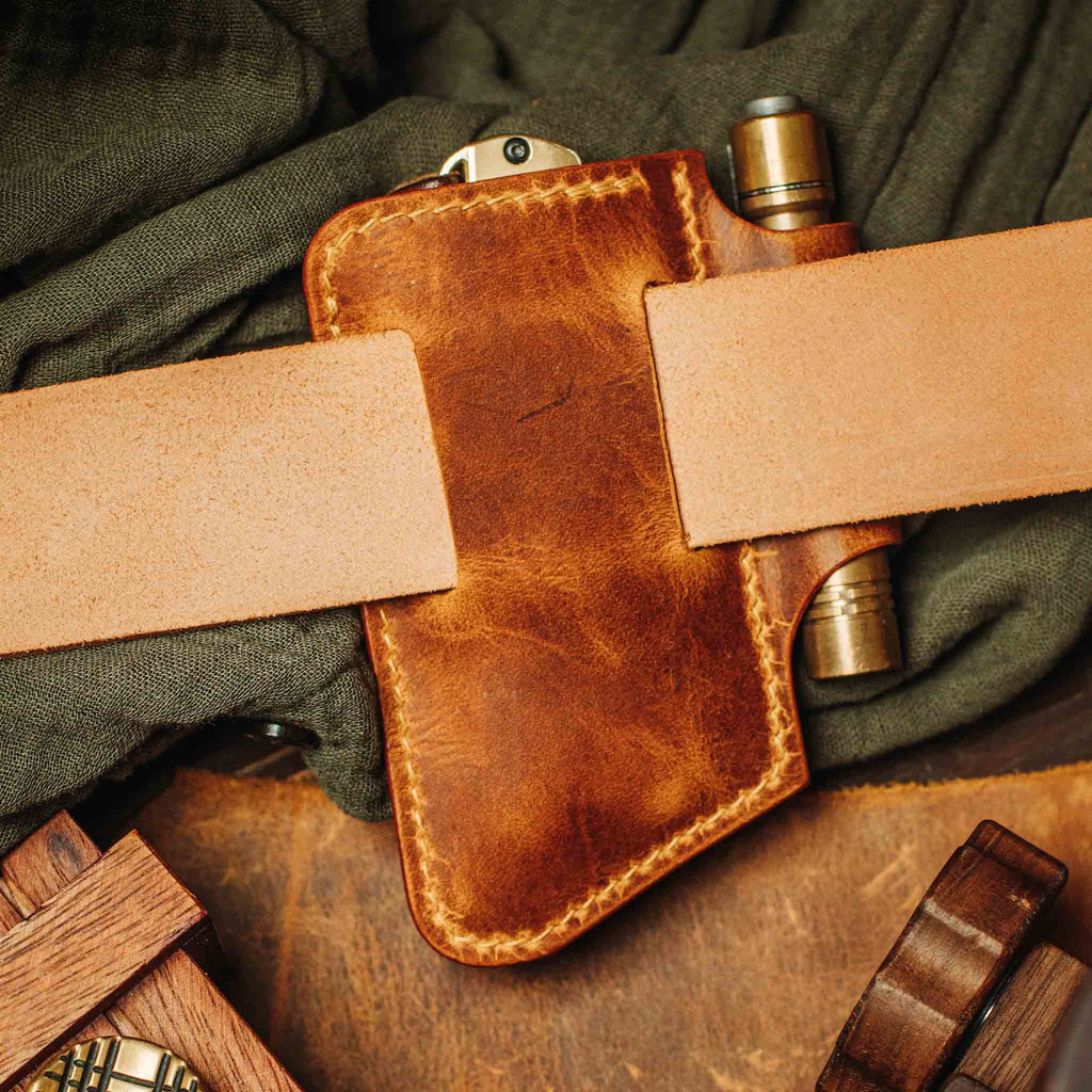Belt Knife Sheath - Sailor v4 | Leather EDC | Knife Holder Pirate Goods