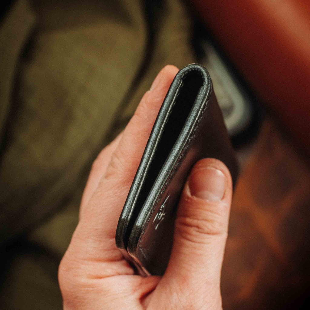 Slim Bifold Wallet - Buccaneer | Minimalist Card Holder | Handcrafted EDC Pirate Goods