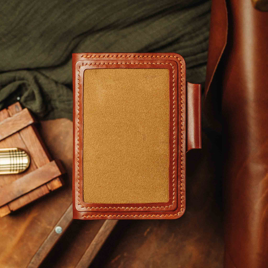 Passport Travel Wallet - Quartermaster v2 | Leather Velcro Organizer | Field Notes Holder Pirate Goods
