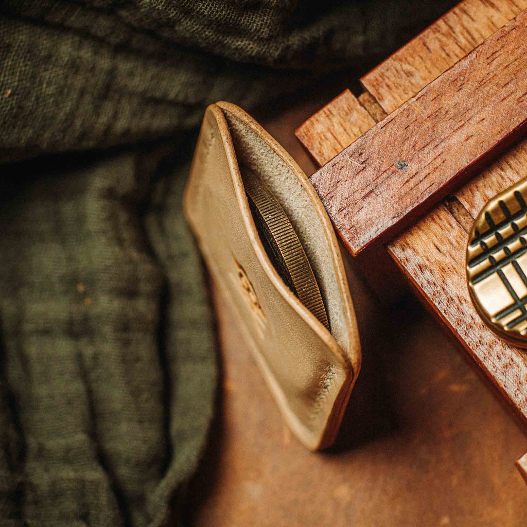 Challenge Coin Holder - Peso Pocket v3 | Leather Coin Case | Handcrafted EDC Pirate Goods