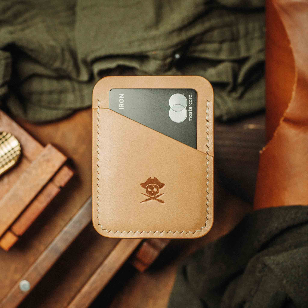 Slim Leather Wallet - Boatswain v3 | Minimalist Card Holder | EDC Pirate Goods