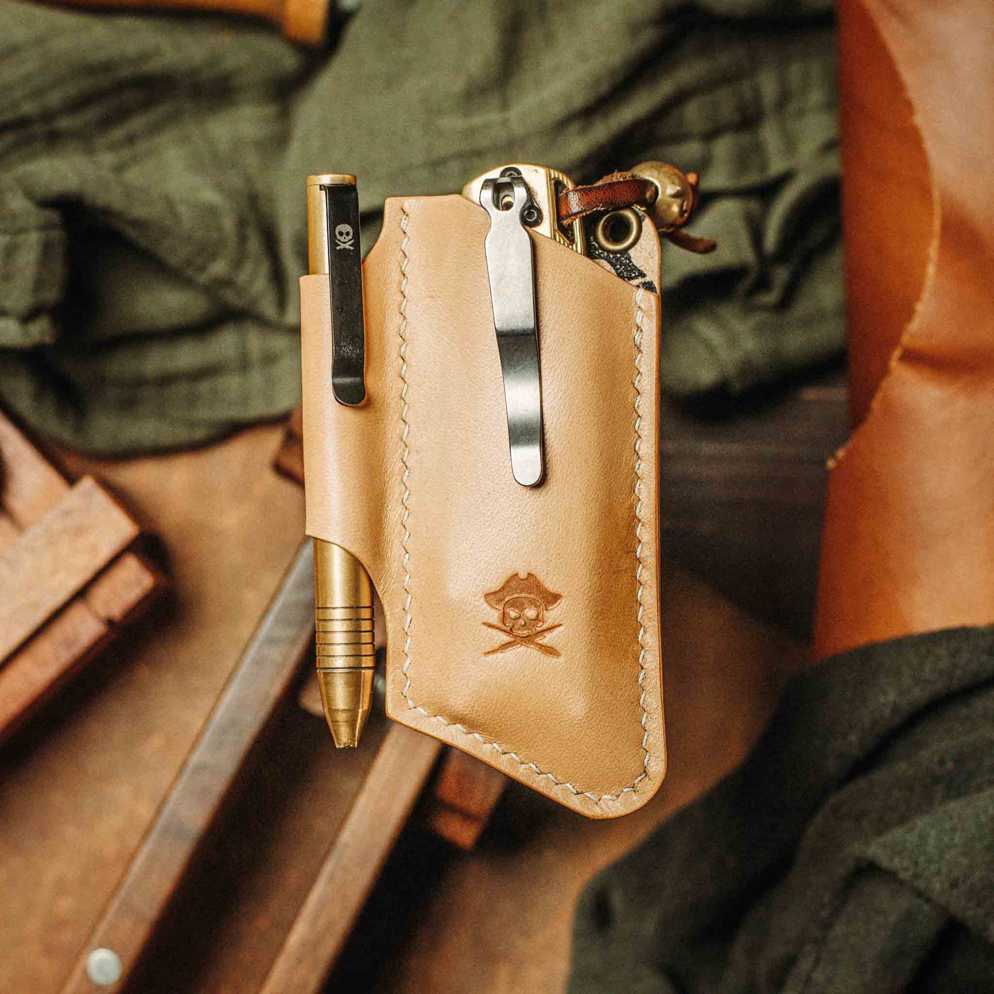 Knife Sheath - Sailor v3 | Leather EDC | Pocket Knife Holder Pirate Goods