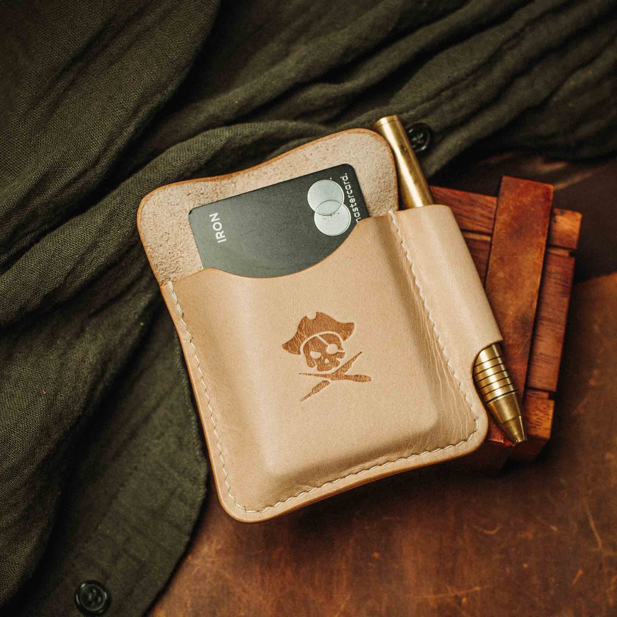 EDC Pocket Organizer - First Mate | Leather Pocket Carrier Pirate Goods