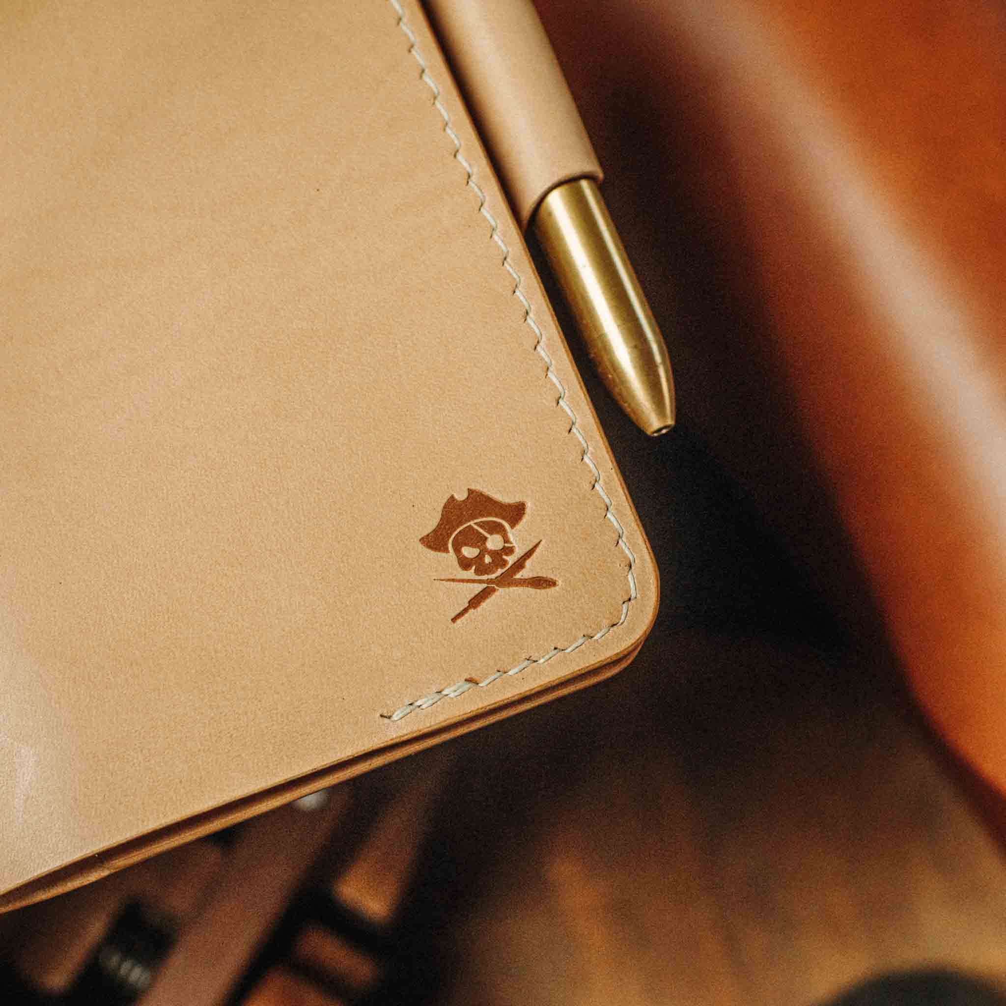 Field Notes Cover - Navigator | Leather Journal Holder | EDC Pirate Goods