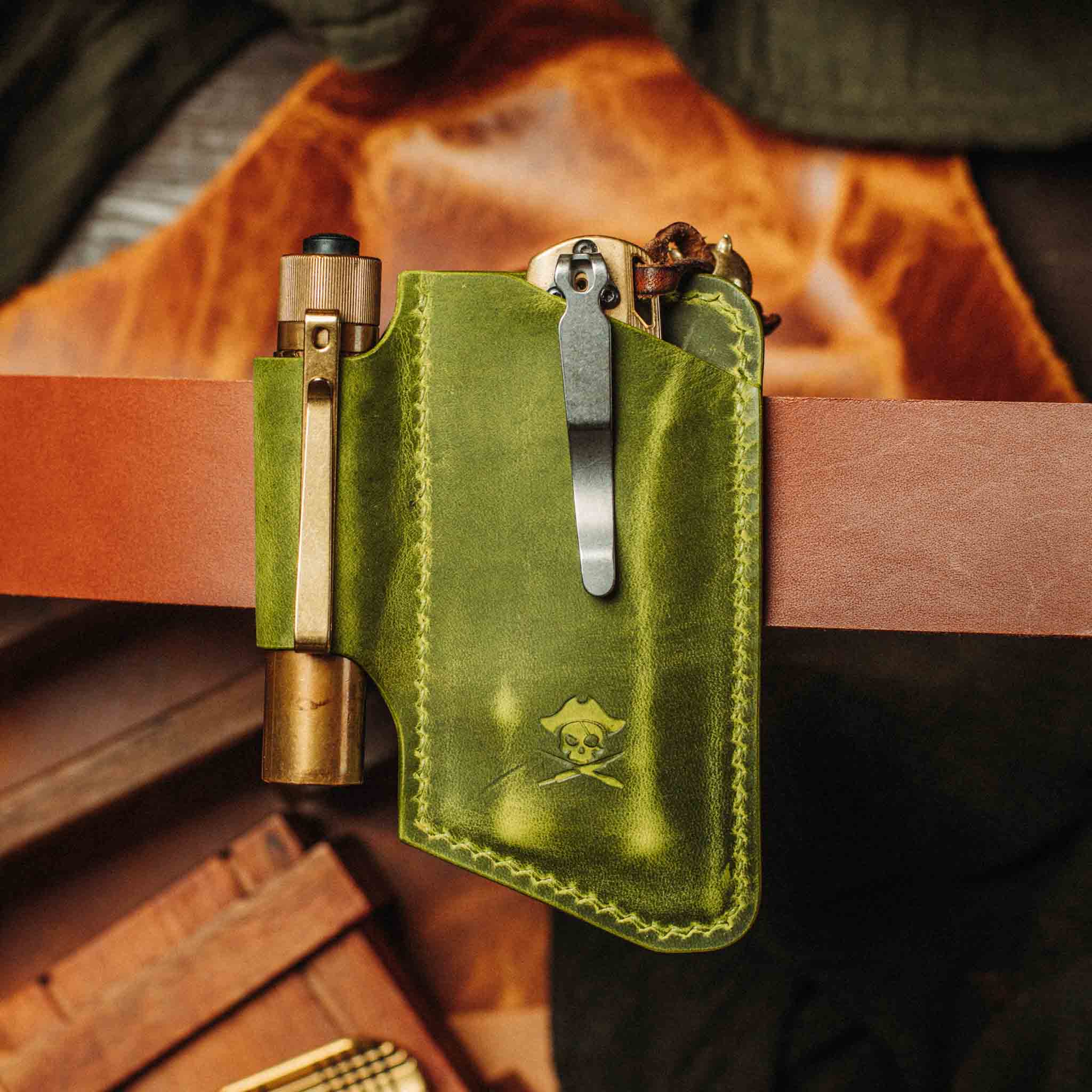 Belt Knife Sheath - Sailor v4 | Leather EDC | Knife Holder Pirate Goods