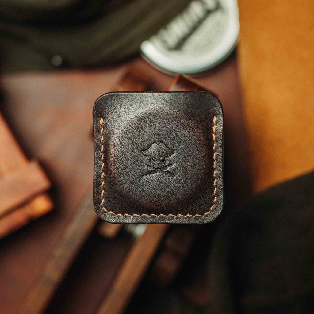 Challenge Coin Holder - Peso Pocket v3 | Leather Coin Case | Handcrafted EDC Pirate Goods