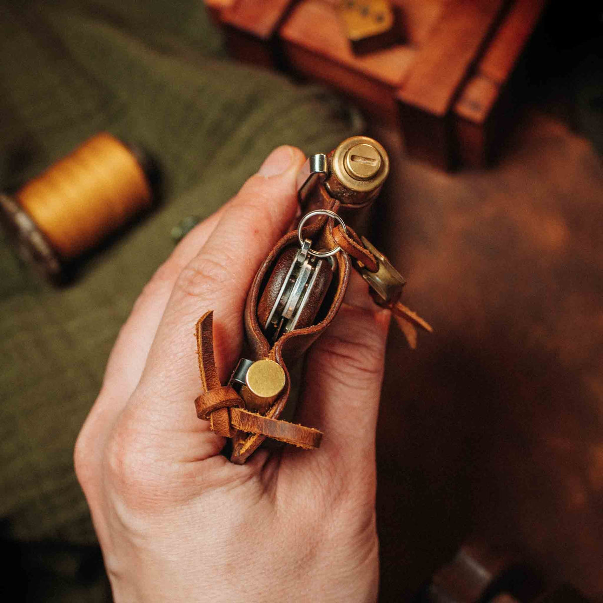 EDC Pocket Organizer - First Mate v3 | Leather Pocket Carrier Pirate Goods