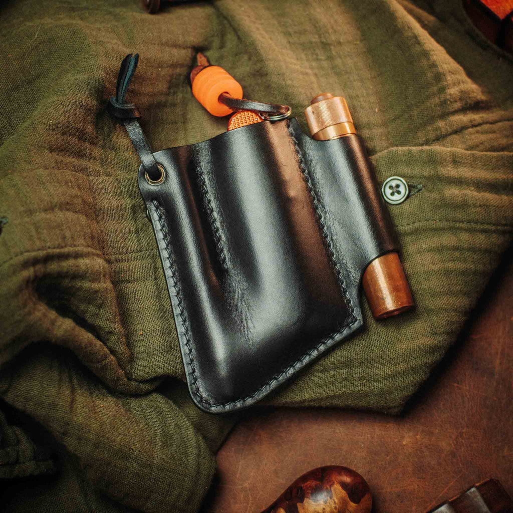 EDC Pocket Organizer - First Mate v3 | Leather Pocket Carrier Pirate Goods